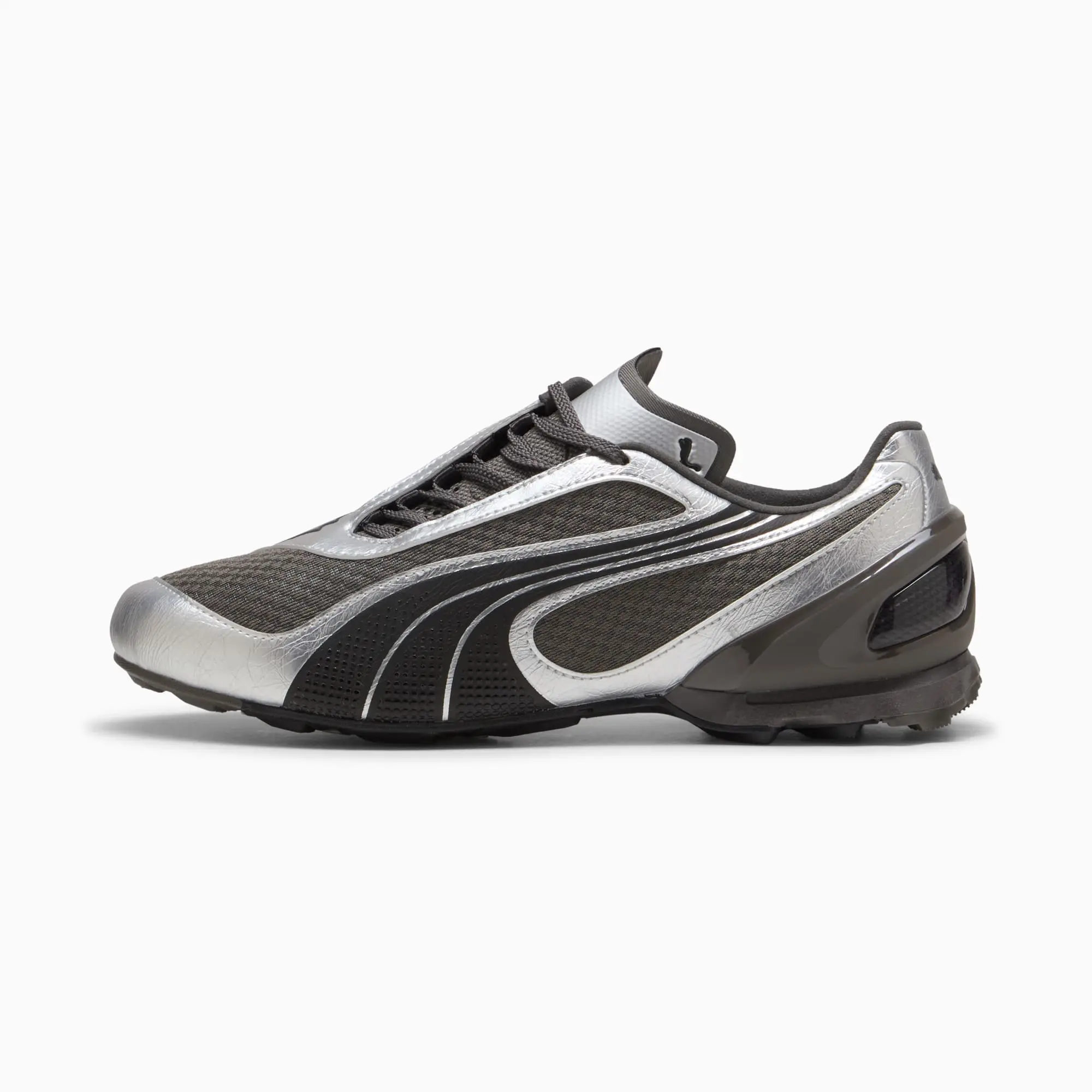 PUMA V-S1 Metallic Sneakers Unisex, Shadow Grey/Black, size 10