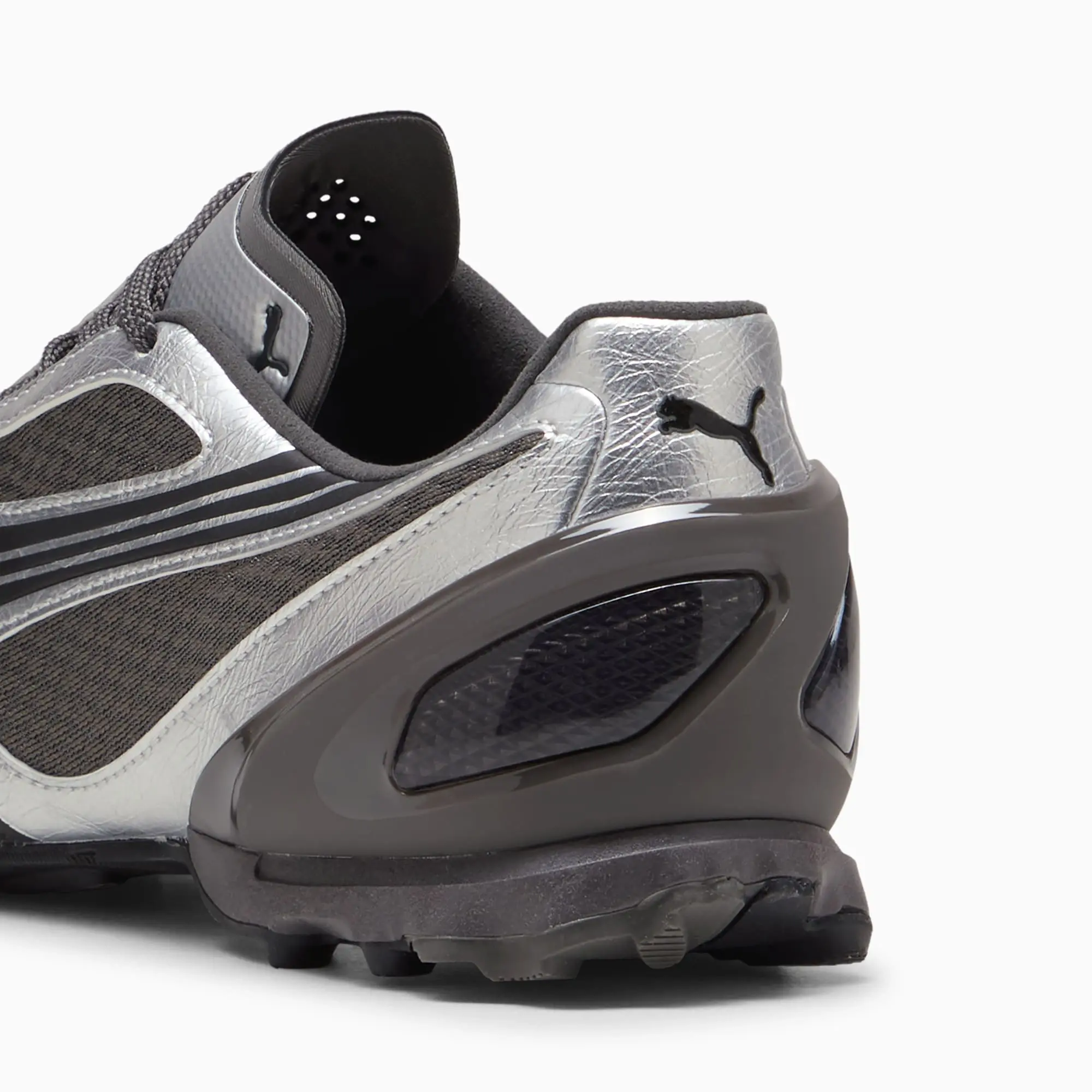 PUMA V-S1 Metallic Sneakers Unisex, Shadow Grey/Black, size 10