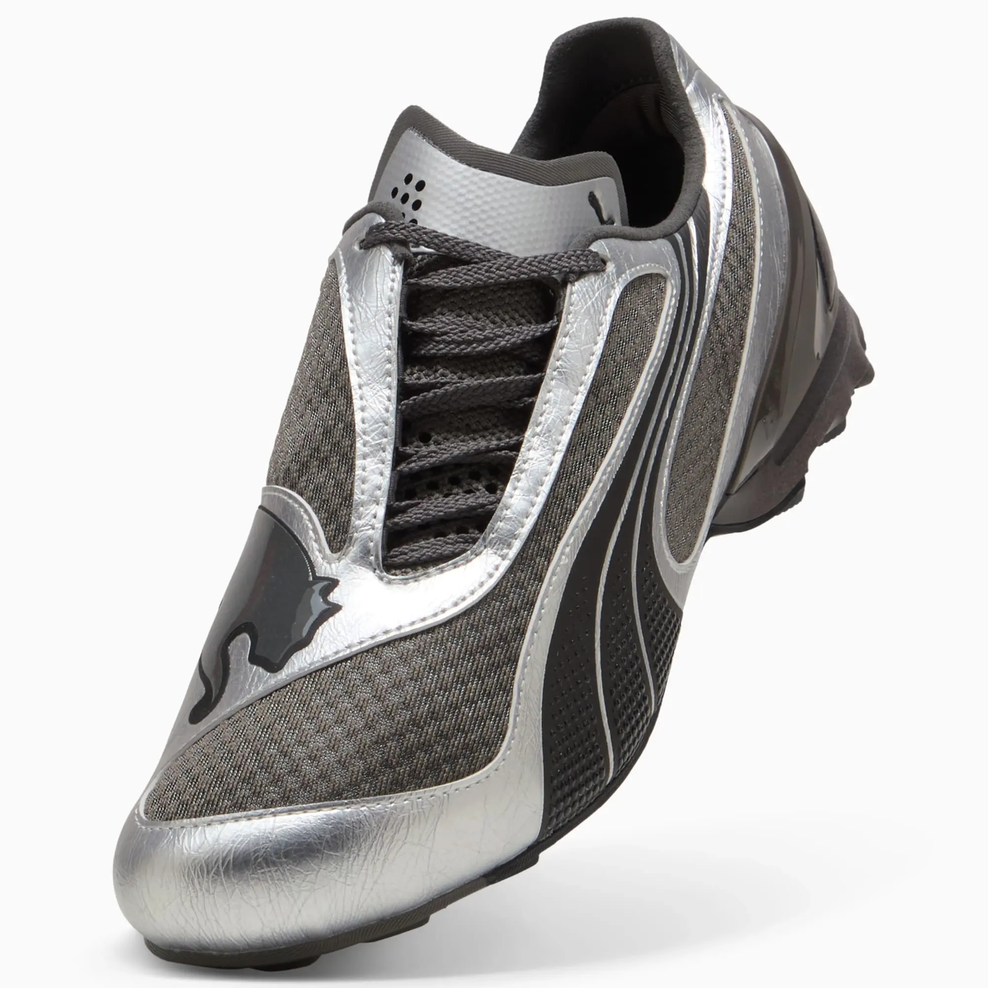 PUMA V-S1 Metallic Sneakers Unisex, Shadow Grey/Black, size 10