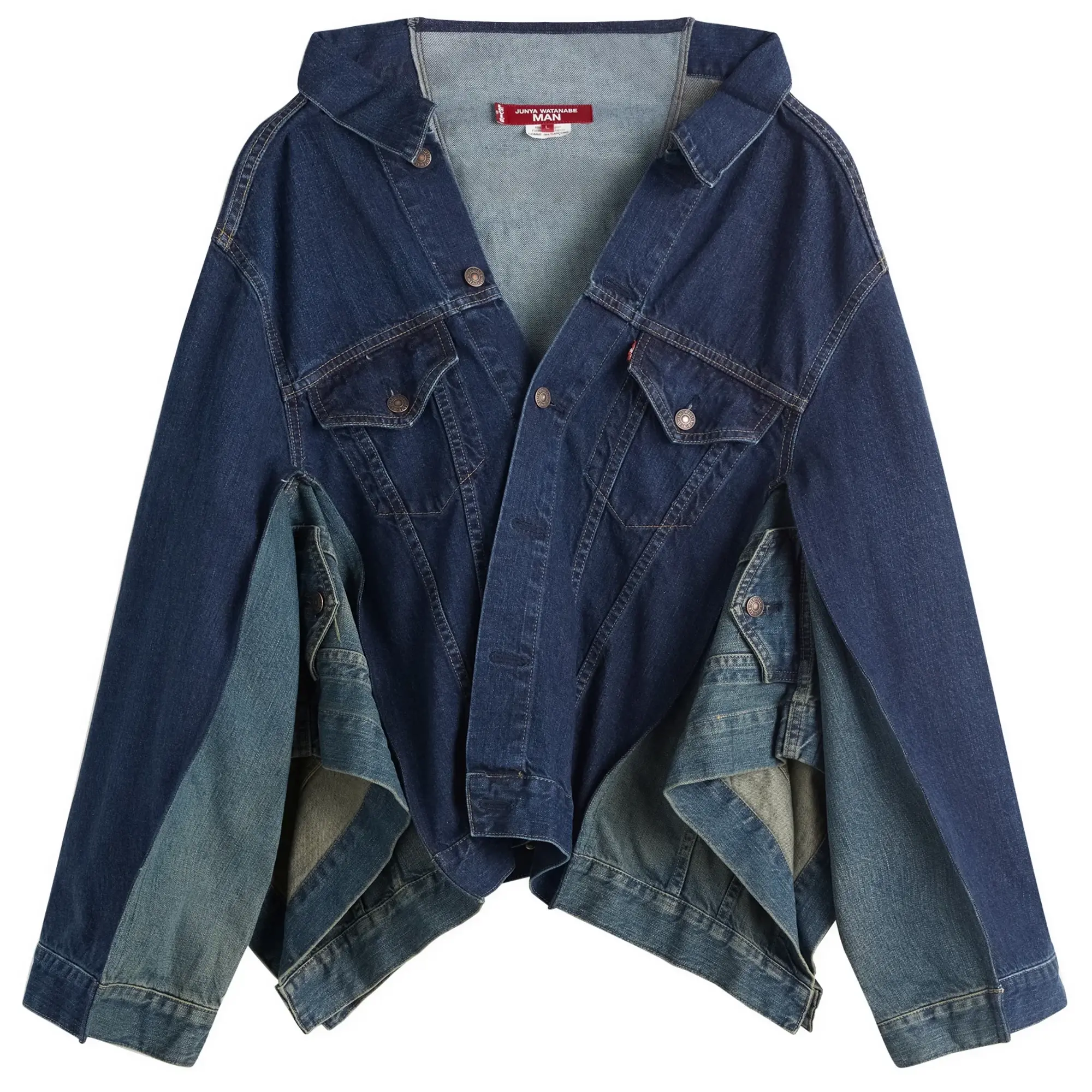 Junya Watanabe MAN Men's x Levis Custom Oversized Trucker Jacket Blue