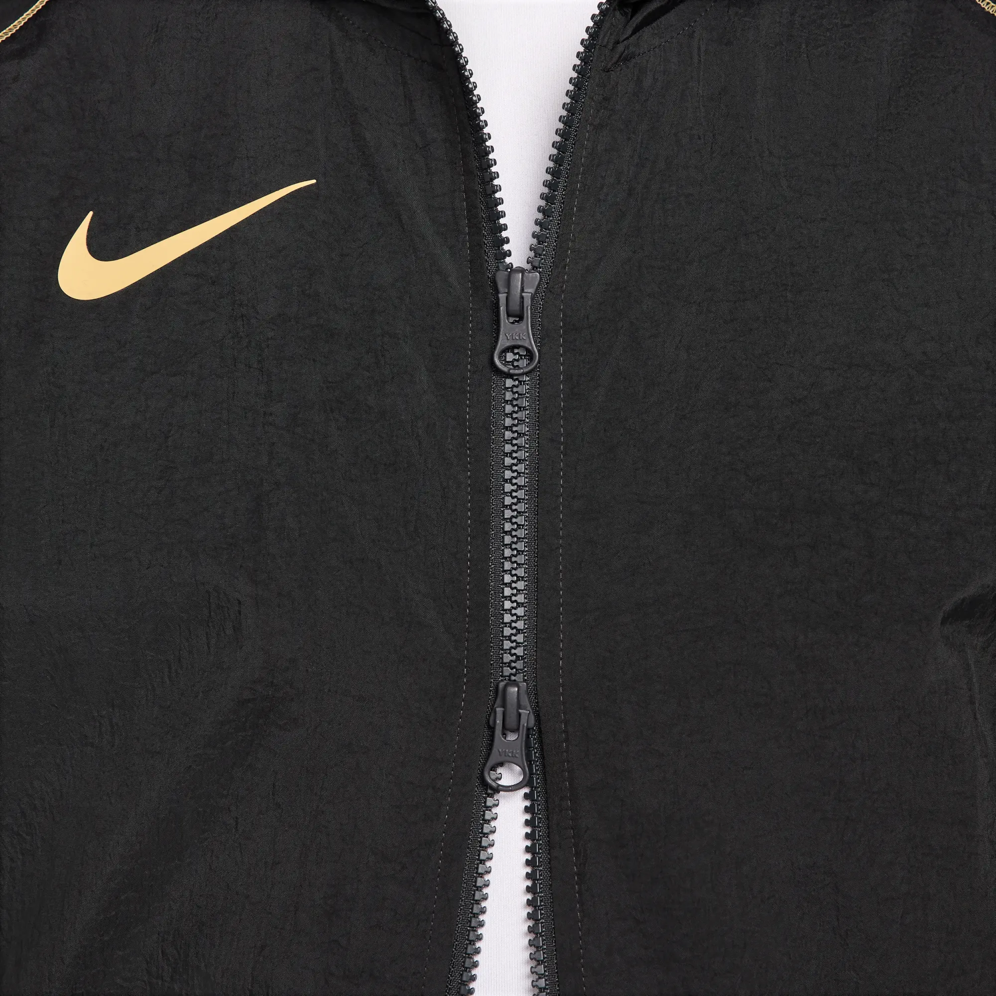 Nike Strike+ Men's Water-Repellent Hooded Football Jacket - Black - Nylon