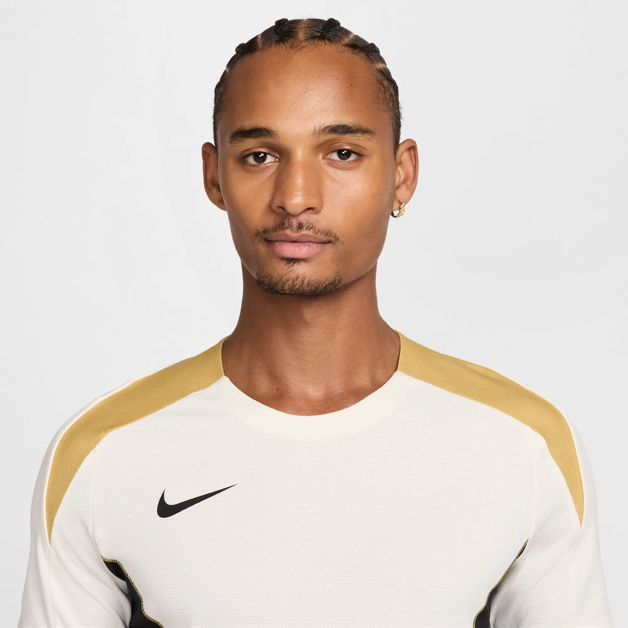 Nike Strike+ Men's Dri-FIT Short-Sleeve Football Top - Brown - Polyester