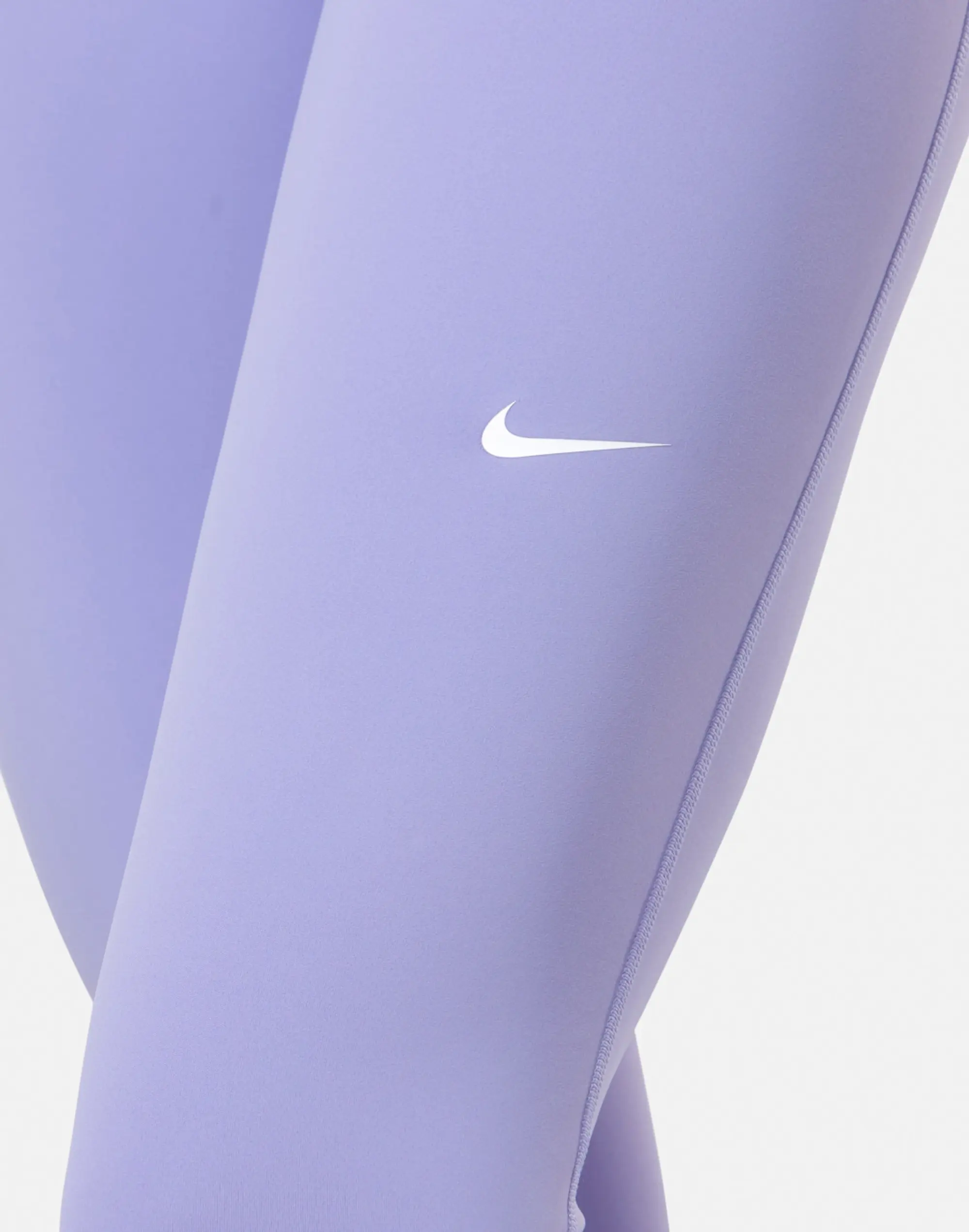Women's Nike Pro Leggings in Purple/White 