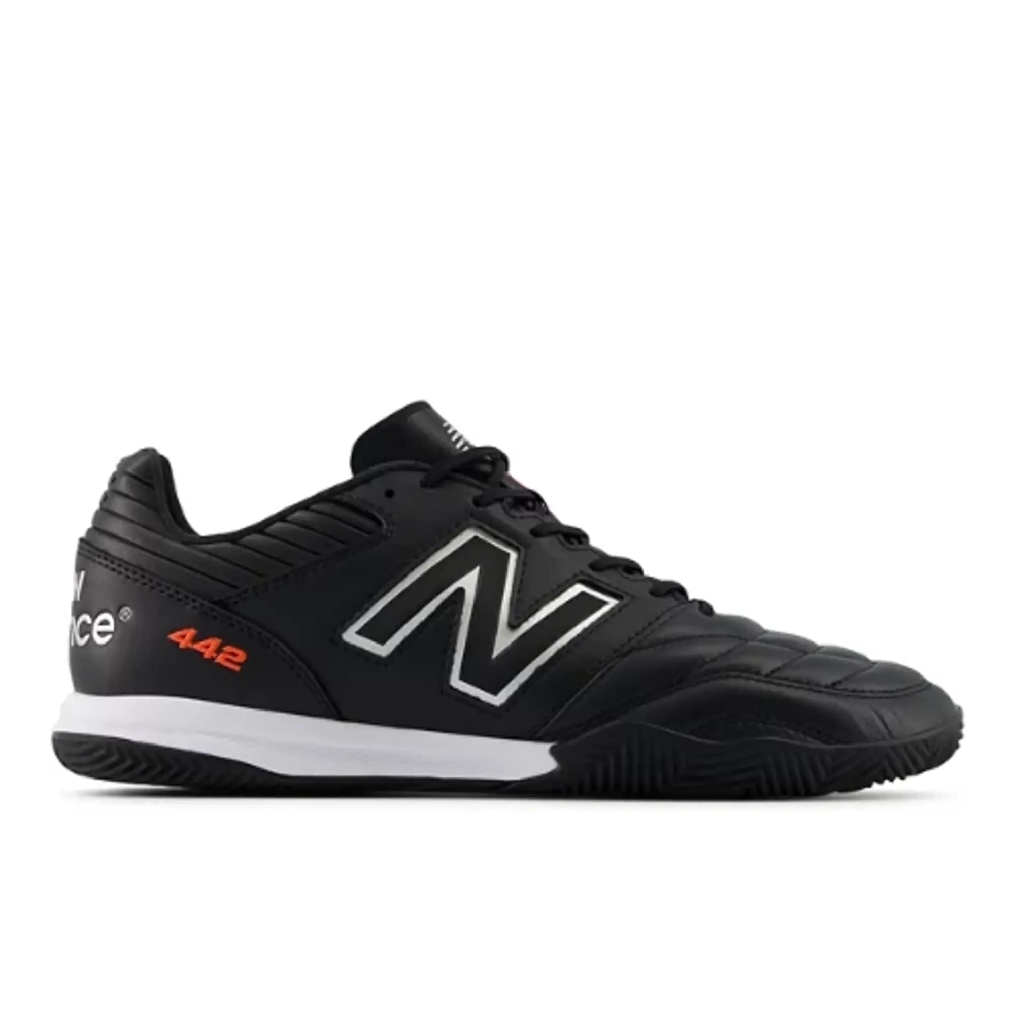 New Balance Men's 442 PRO IN V2 in Black/White Leather