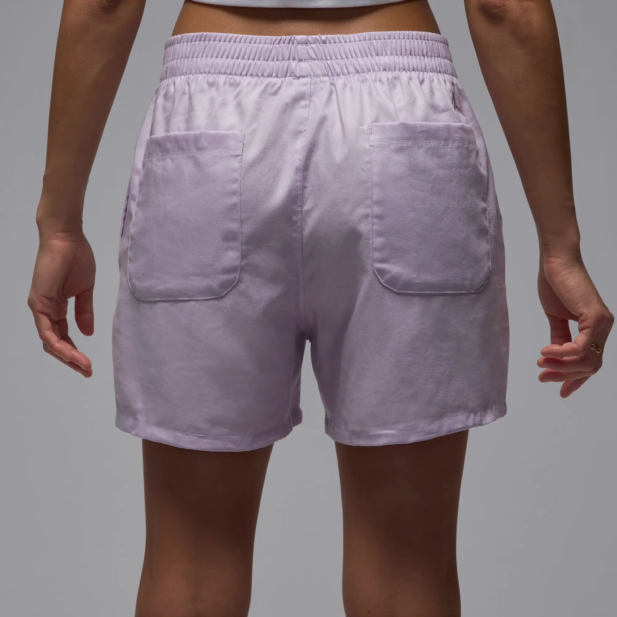 Nike Jordan Women's Woven Shorts - Purple - Cotton