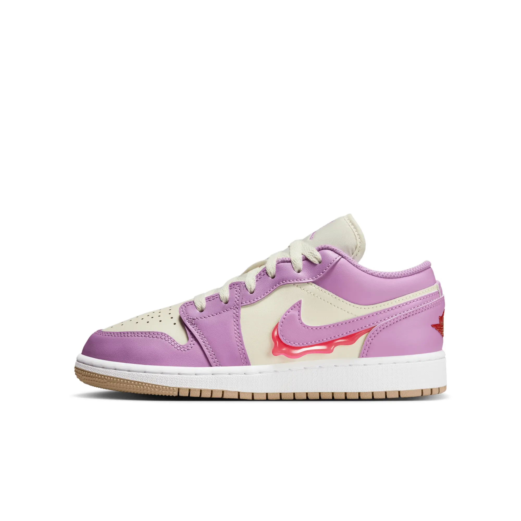 Nike Air Jordan 1 Low SE Older Kids' Shoes - Purple