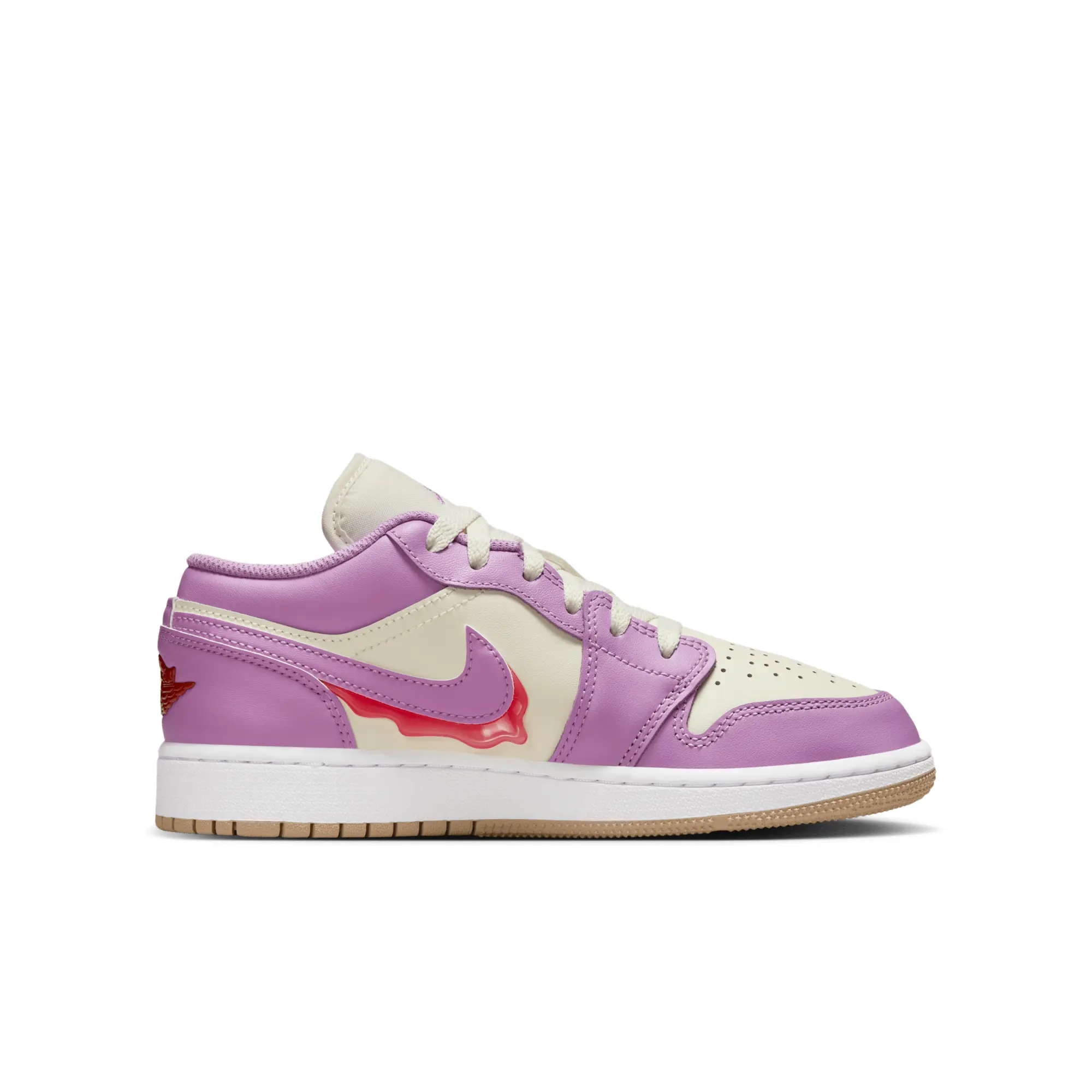 Nike Air Jordan 1 Low SE Older Kids' Shoes - Purple