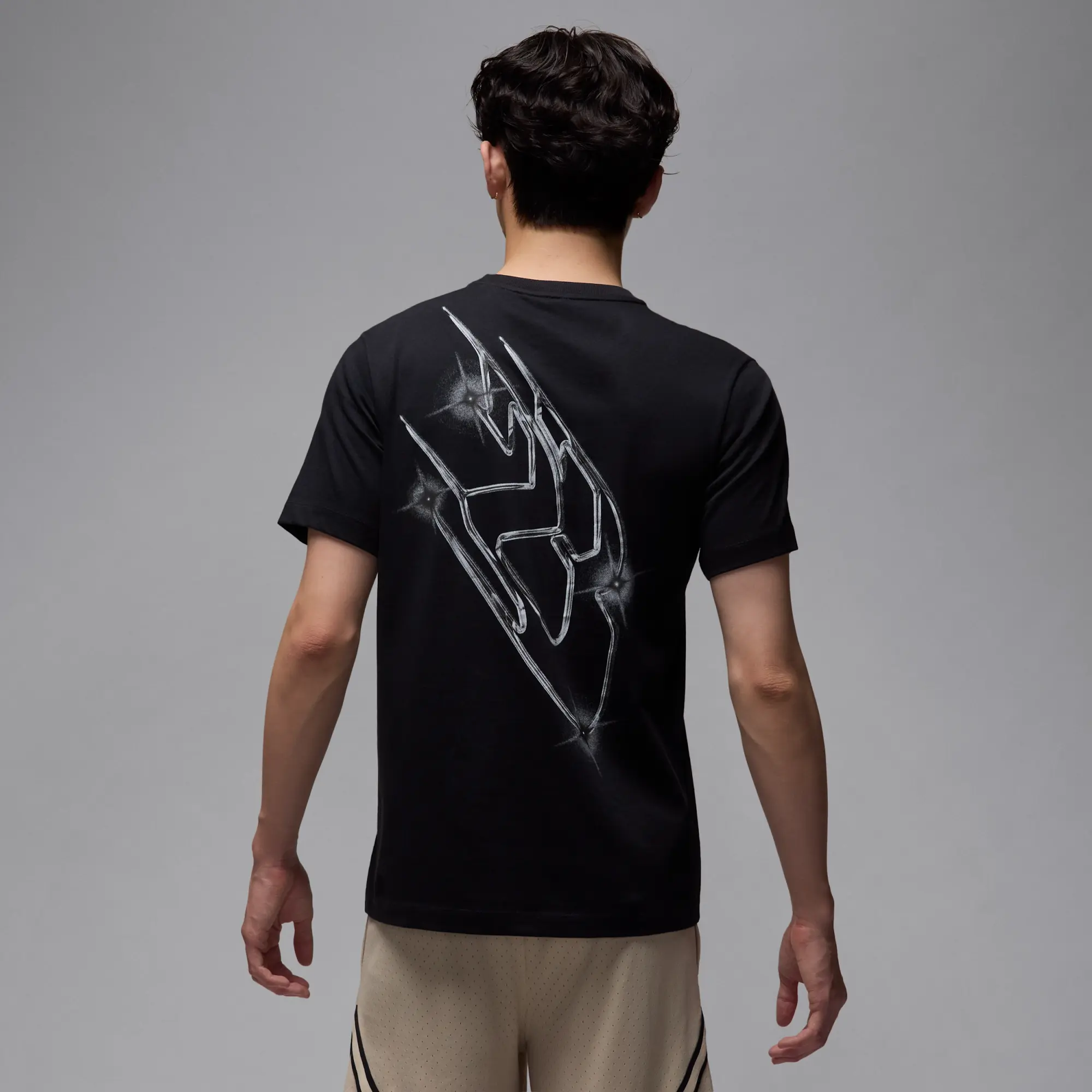 Nike Jordan Sport Men's Dri-FIT T-Shirt - Black - Cotton