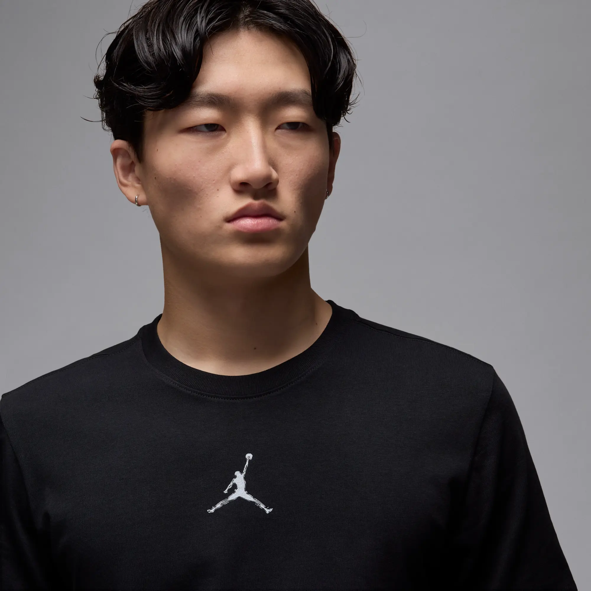 Nike Jordan Sport Men's Dri-FIT T-Shirt - Black - Cotton