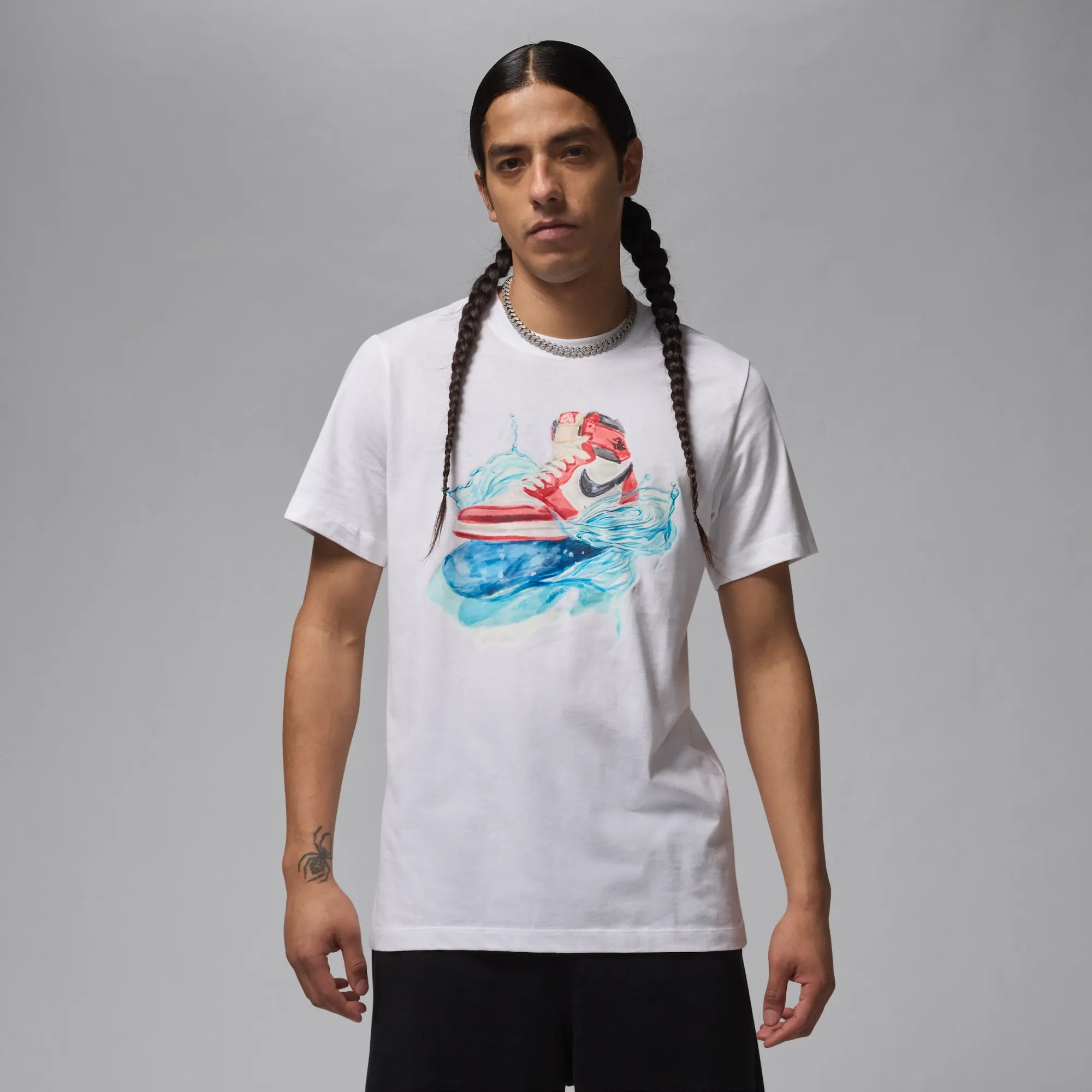 Nike Jordan Flight Essentials AJ1 Men's Short-Sleeve T-Shirt - White - Cotton