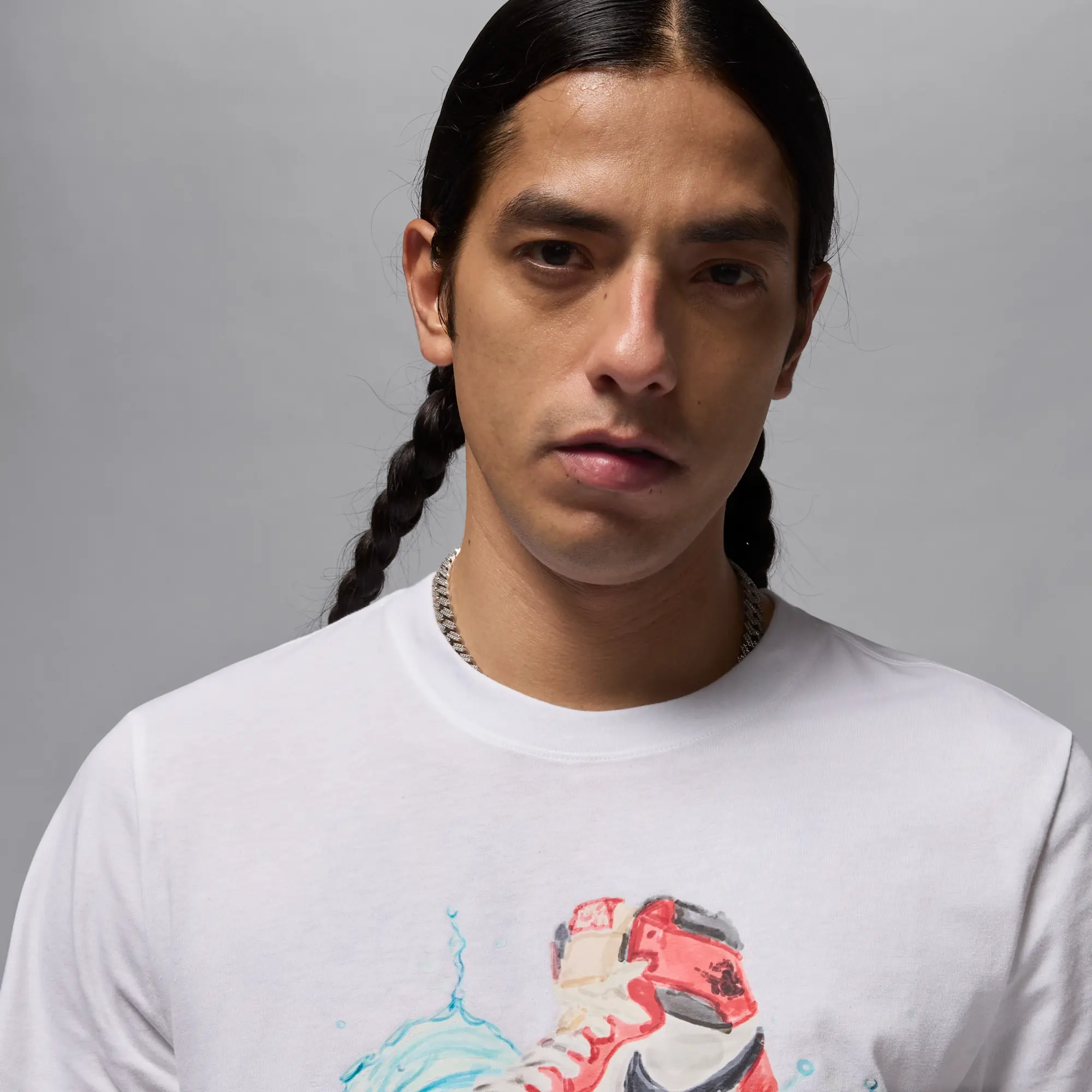 Nike Jordan Flight Essentials AJ1 Men's Short-Sleeve T-Shirt - White - Cotton