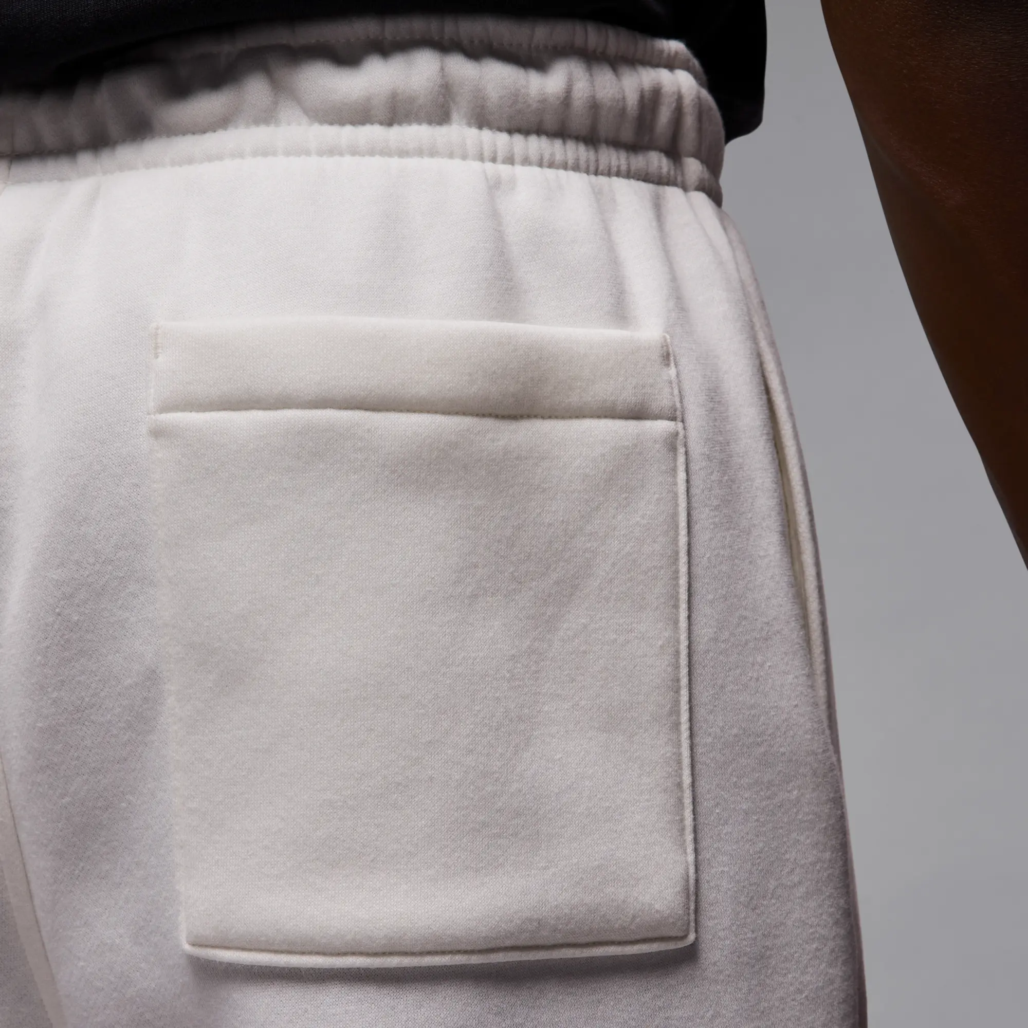 Nike Jordan Brooklyn Fleece Men's Trousers - White - Cotton/Polyester