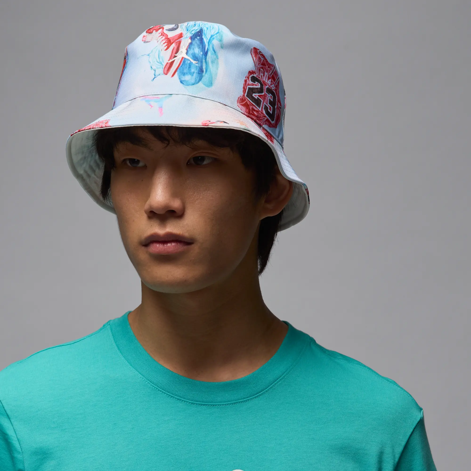 Nike Jordan Apex Reversible Bucket Hat - White - Polyester