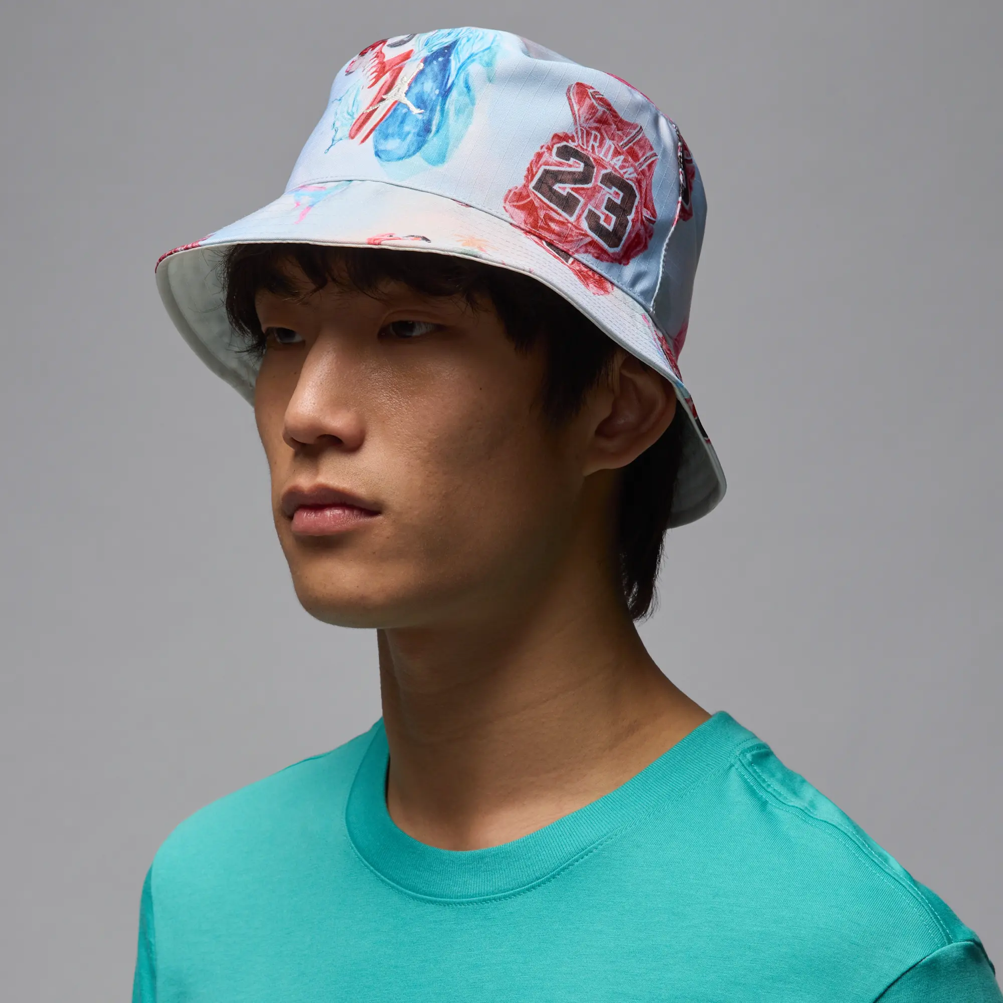 Nike Jordan Apex Reversible Bucket Hat - White - Polyester
