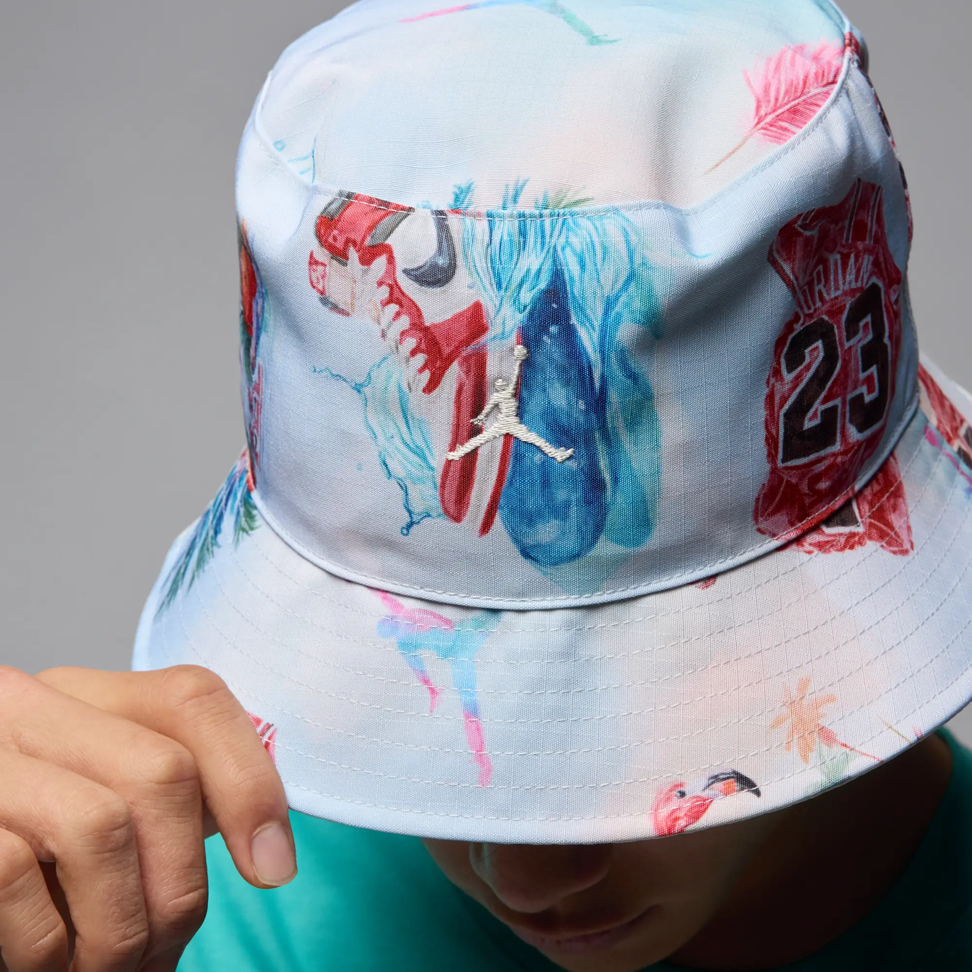 Nike Jordan Apex Reversible Bucket Hat - White - Polyester