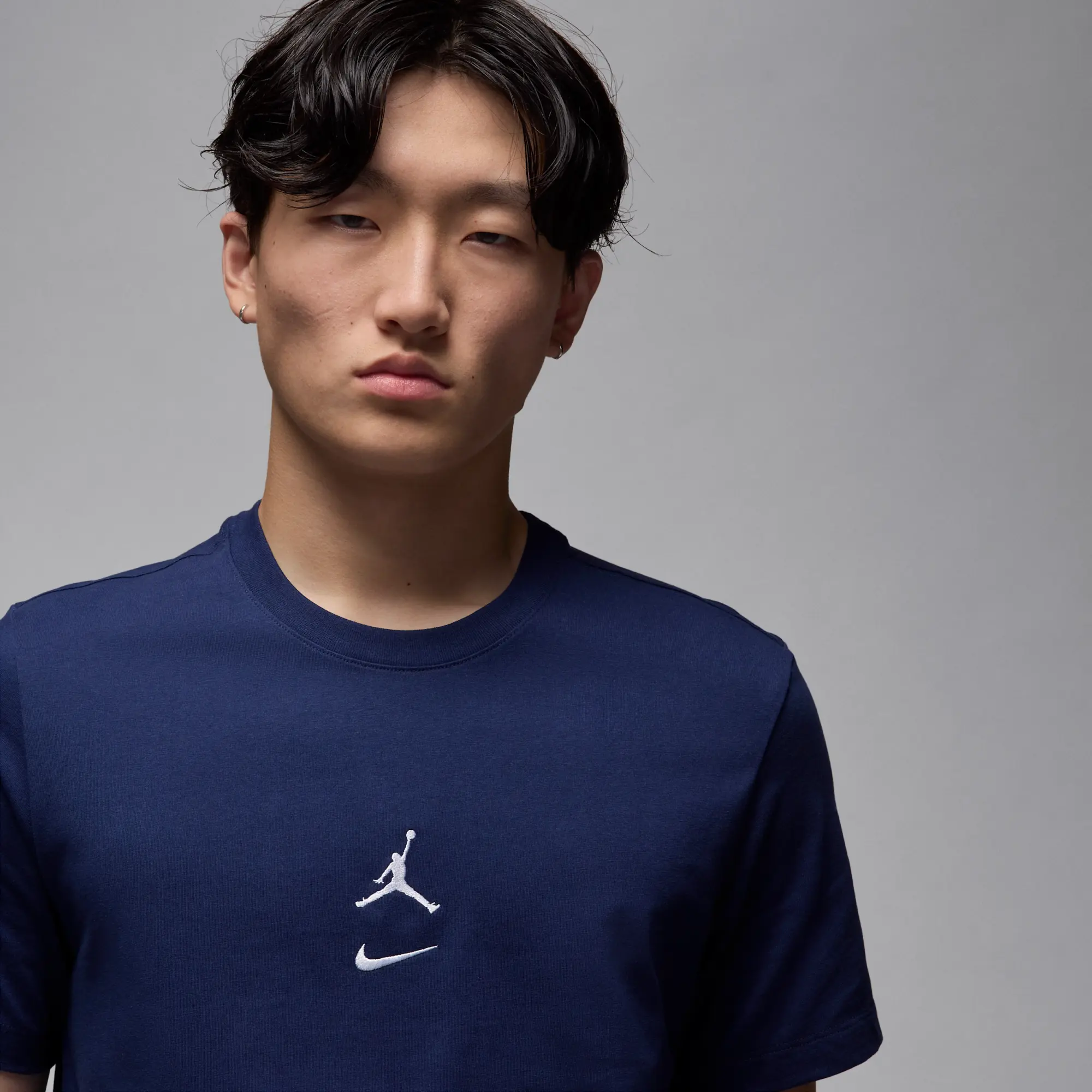 Nike Jordan MVP Men's Jumpman T-Shirt - Blue - Cotton