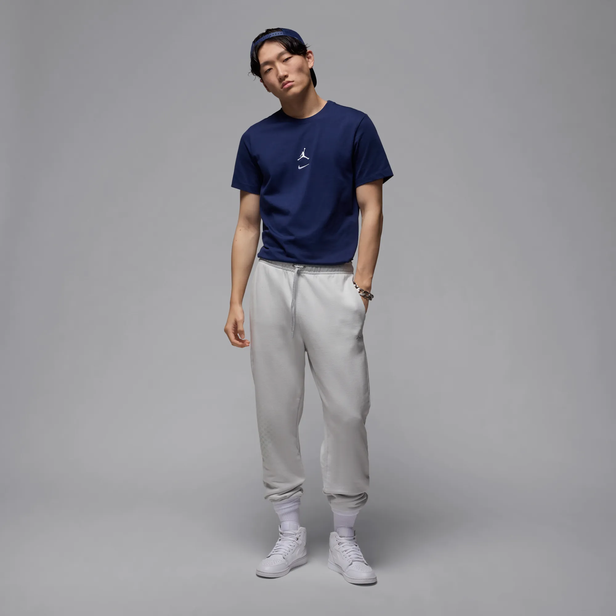 Nike Jordan MVP Men's Jumpman T-Shirt - Blue - Cotton | IB7522-410