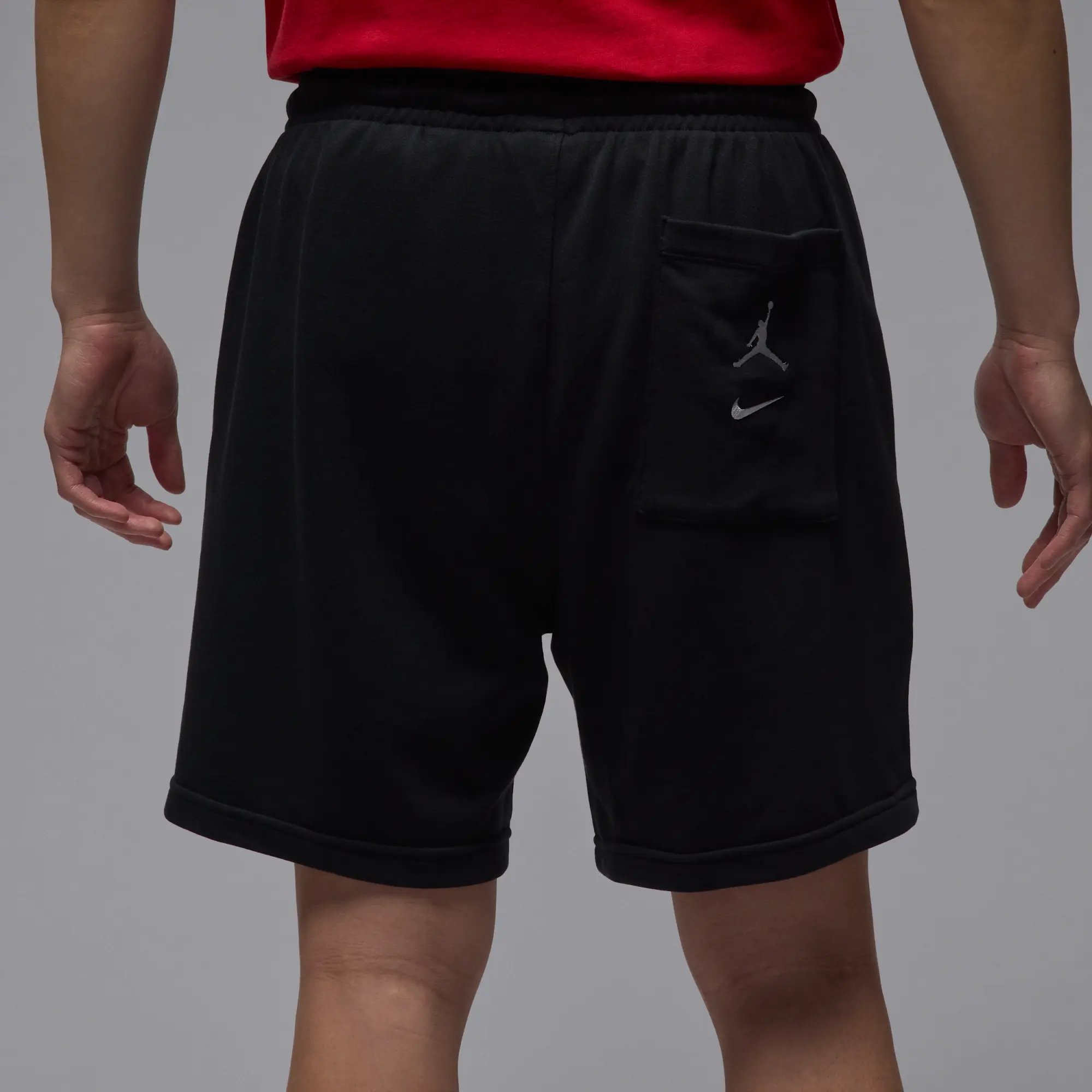 Nike Jordan MVP Men's French Terry Shorts - Black - Cotton/Polyester