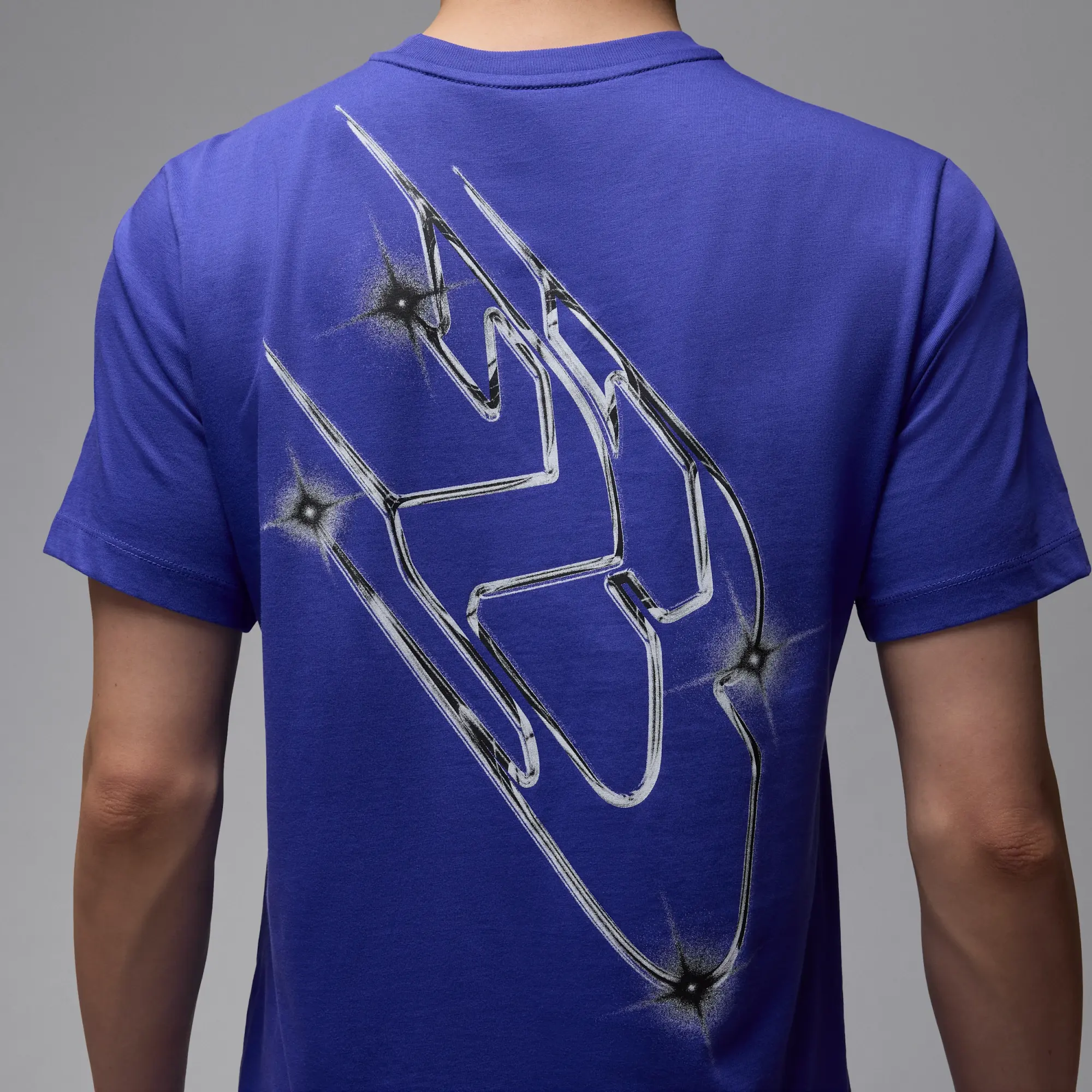 Nike Jordan Sport Men's Dri-FIT T-Shirt - Purple - Cotton