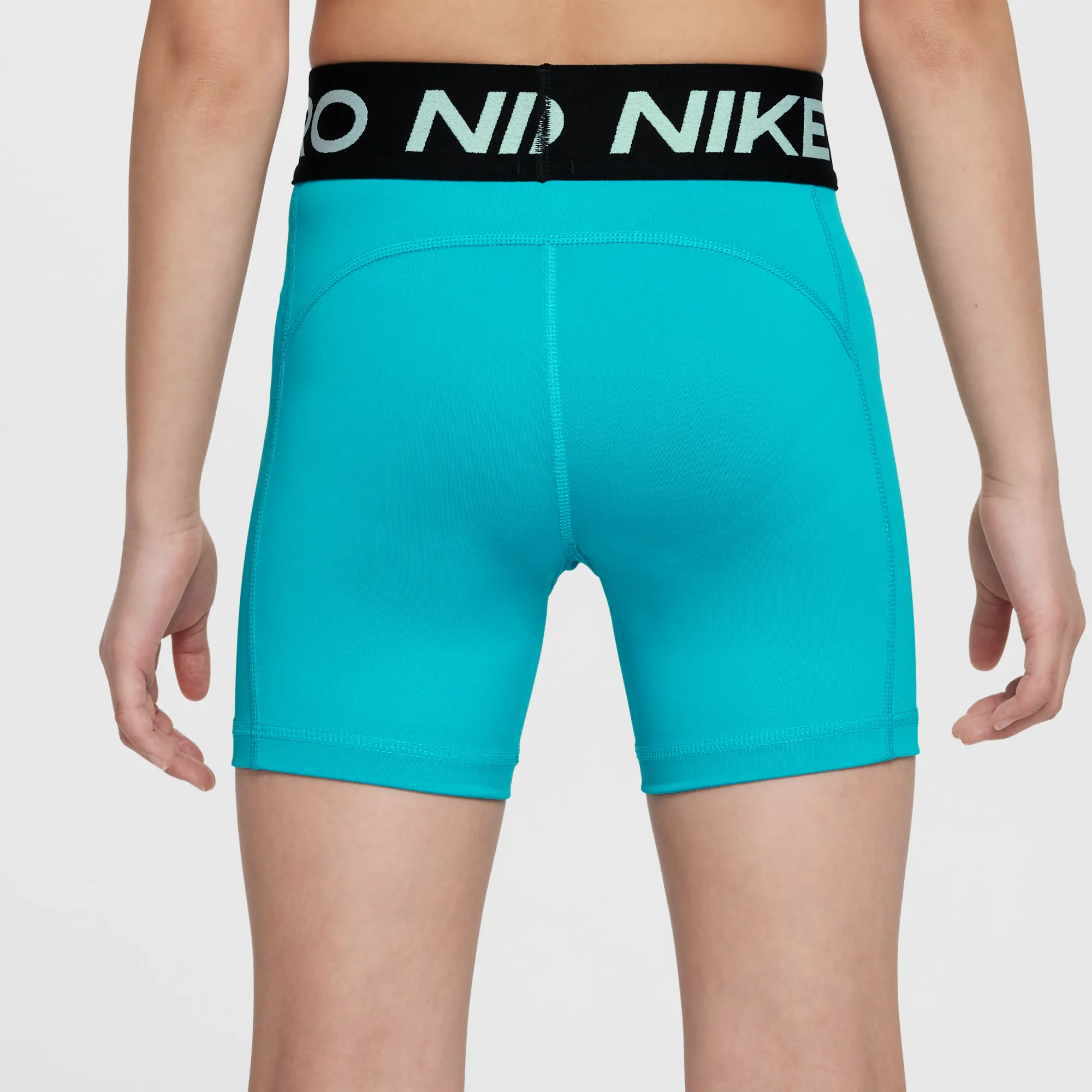 Nike Pro Girls' Shorts - Green - Polyester/Elastane