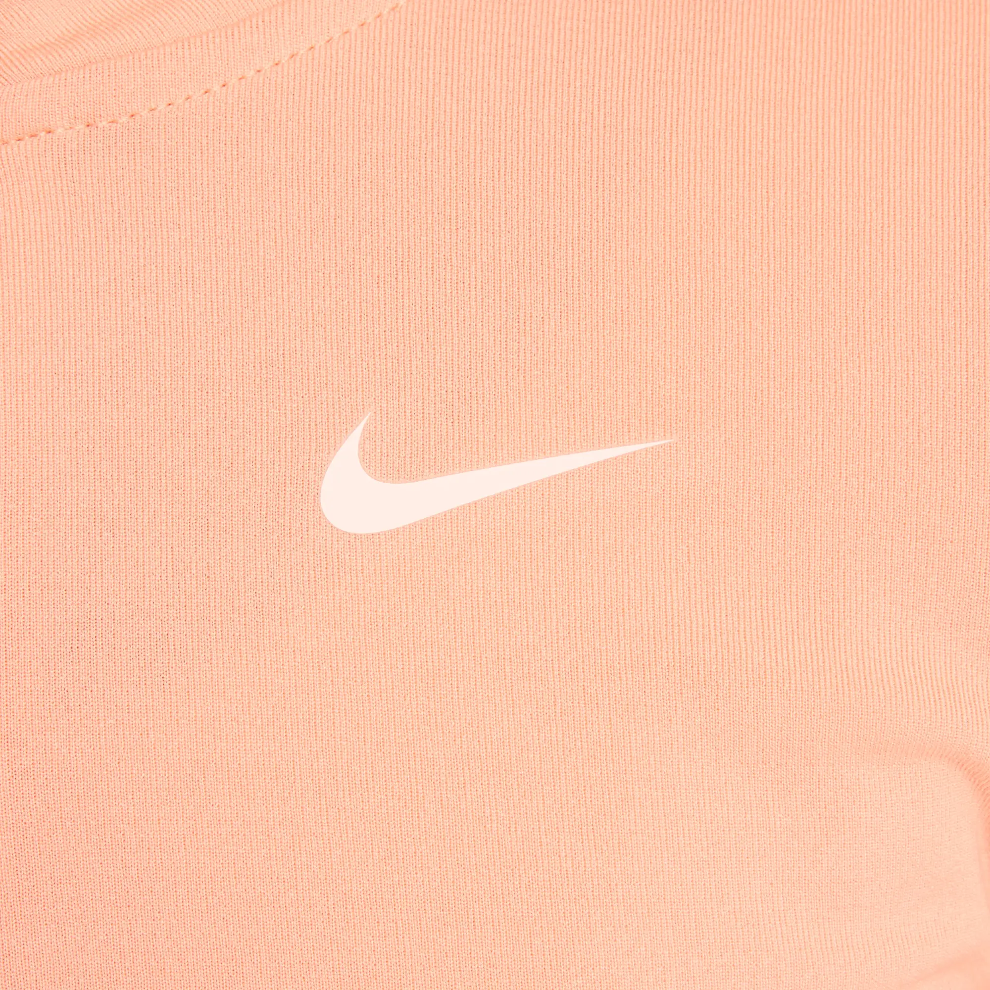 Nike Girls' Dri-FIT Long-Sleeve 1/4-Zip Top - Orange - Polyester