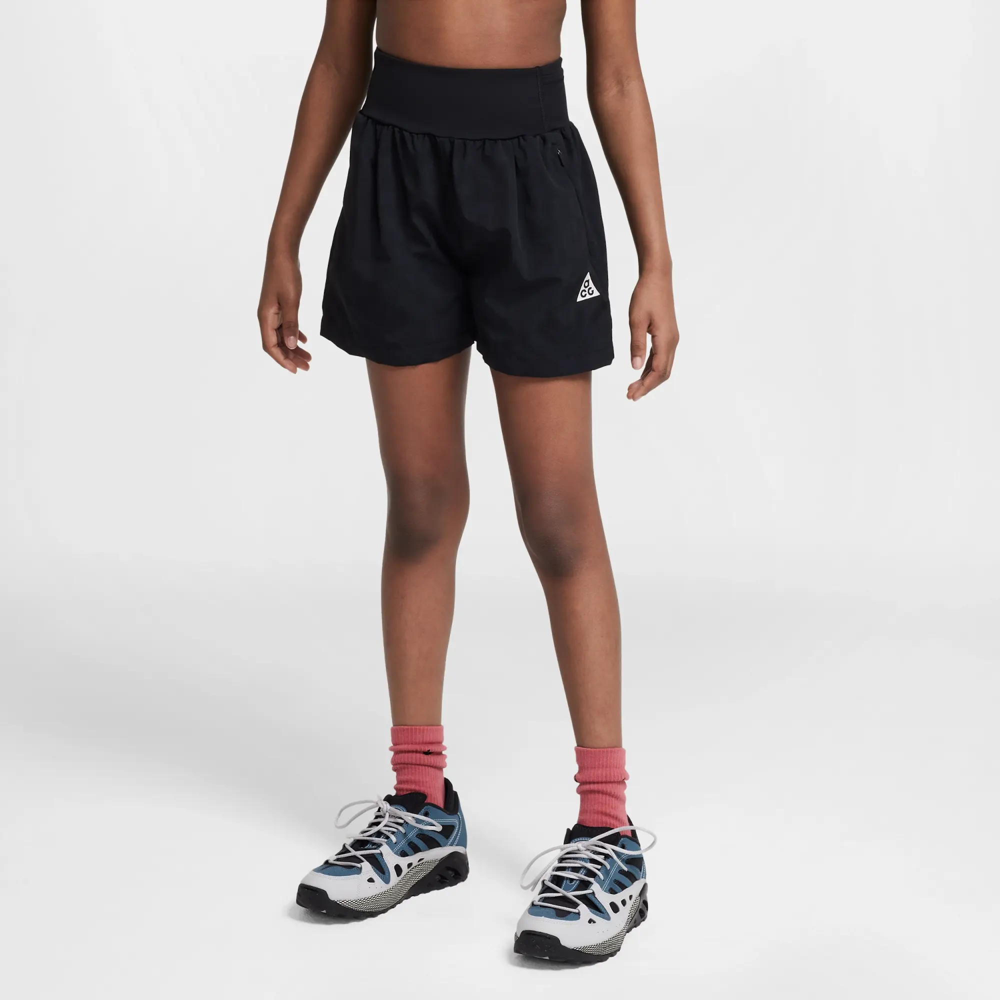 Nike ACG Older Kids' (Girls') Hiking Shorts - Black - Nylon