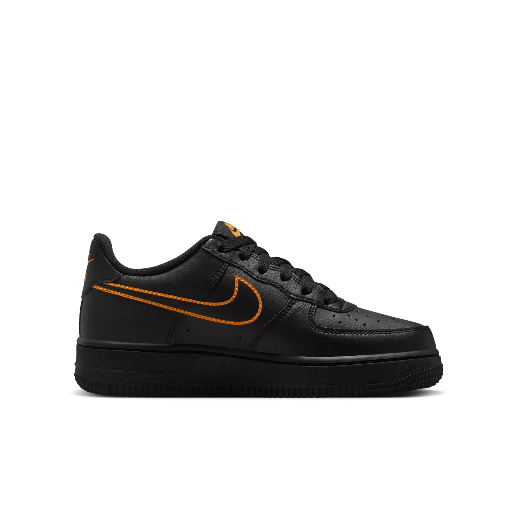 Nike Air Force 1 Older Kids' Shoes - Black