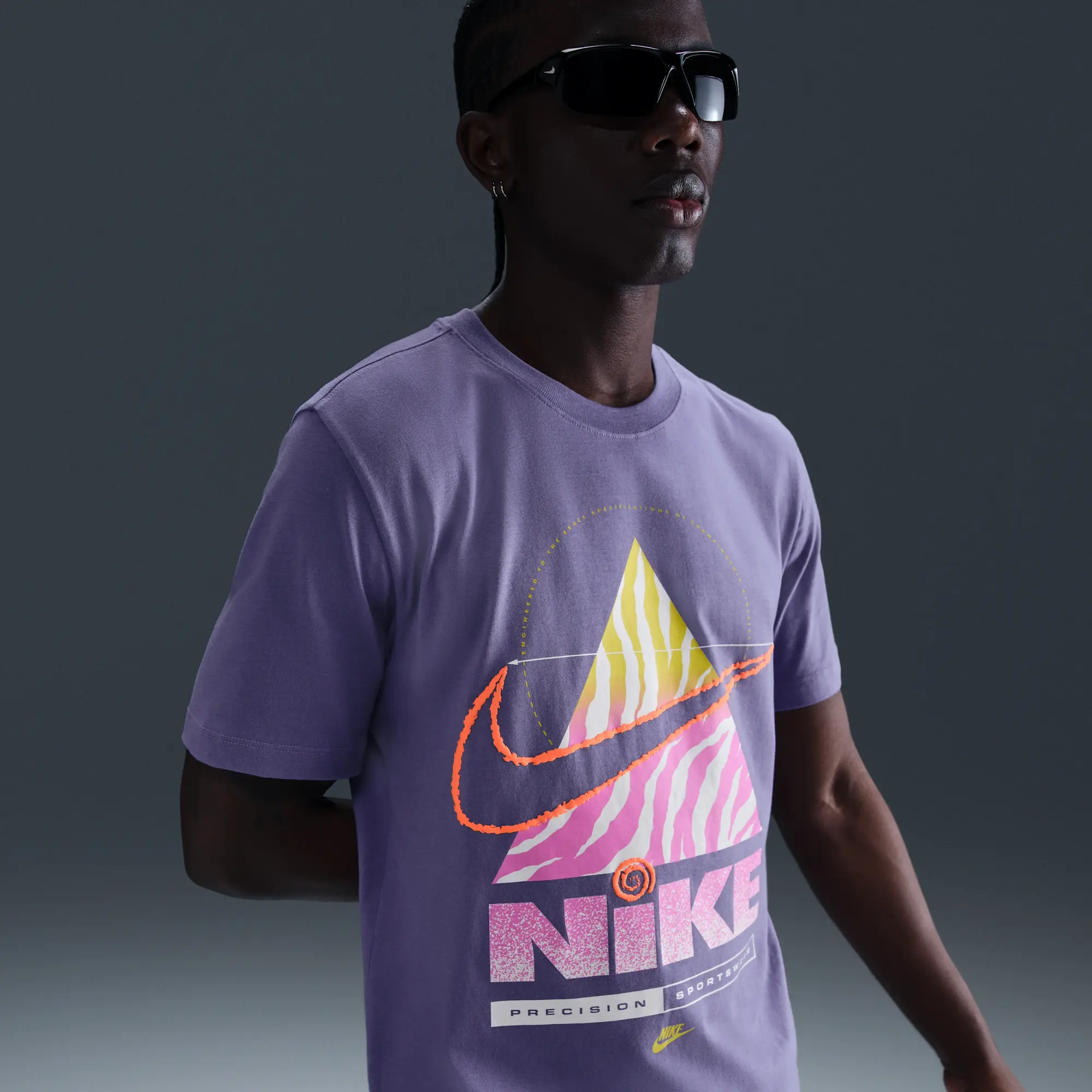 Nike Sportswear T-Shirt - Purple - Cotton