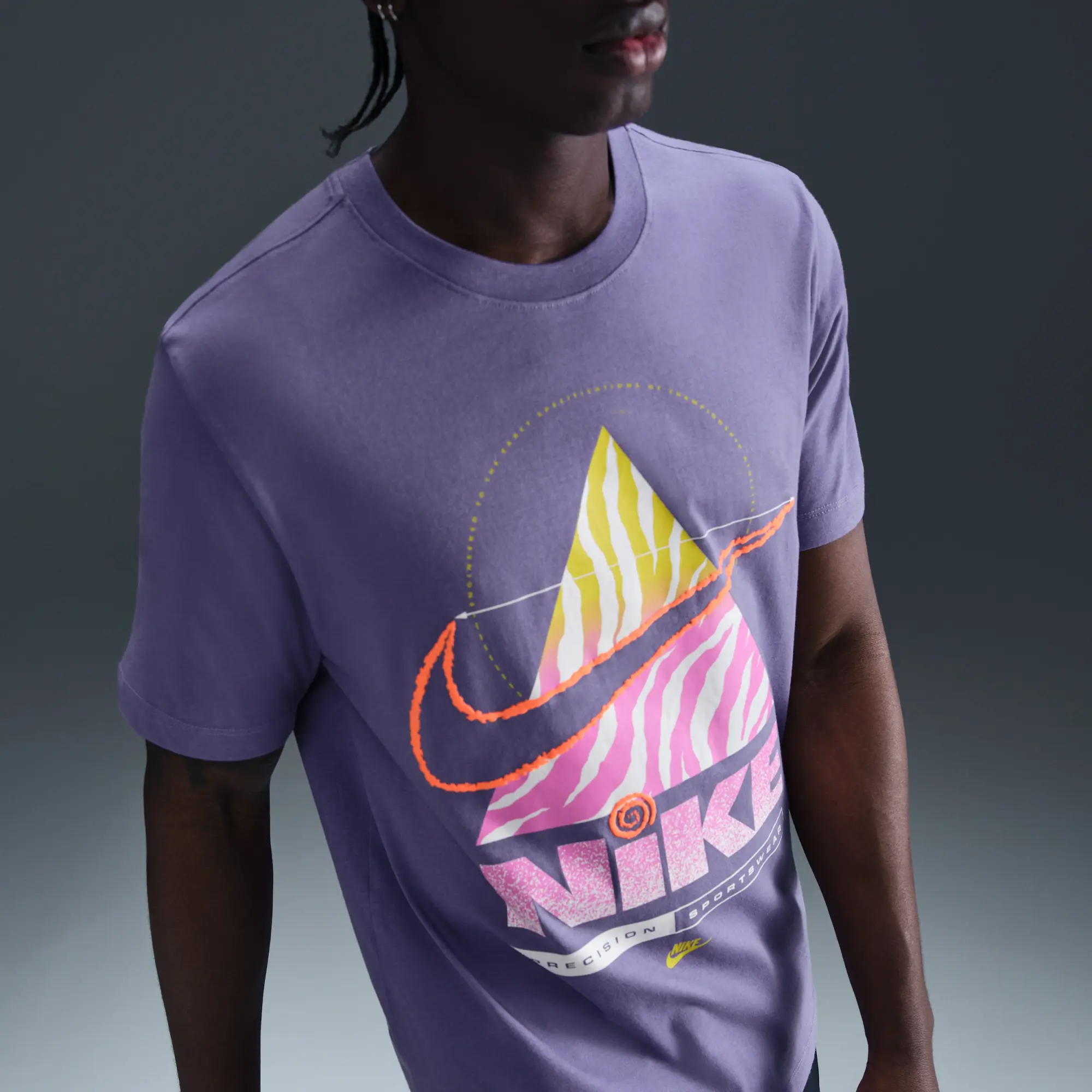 Nike Sportswear T-Shirt - Purple - Cotton