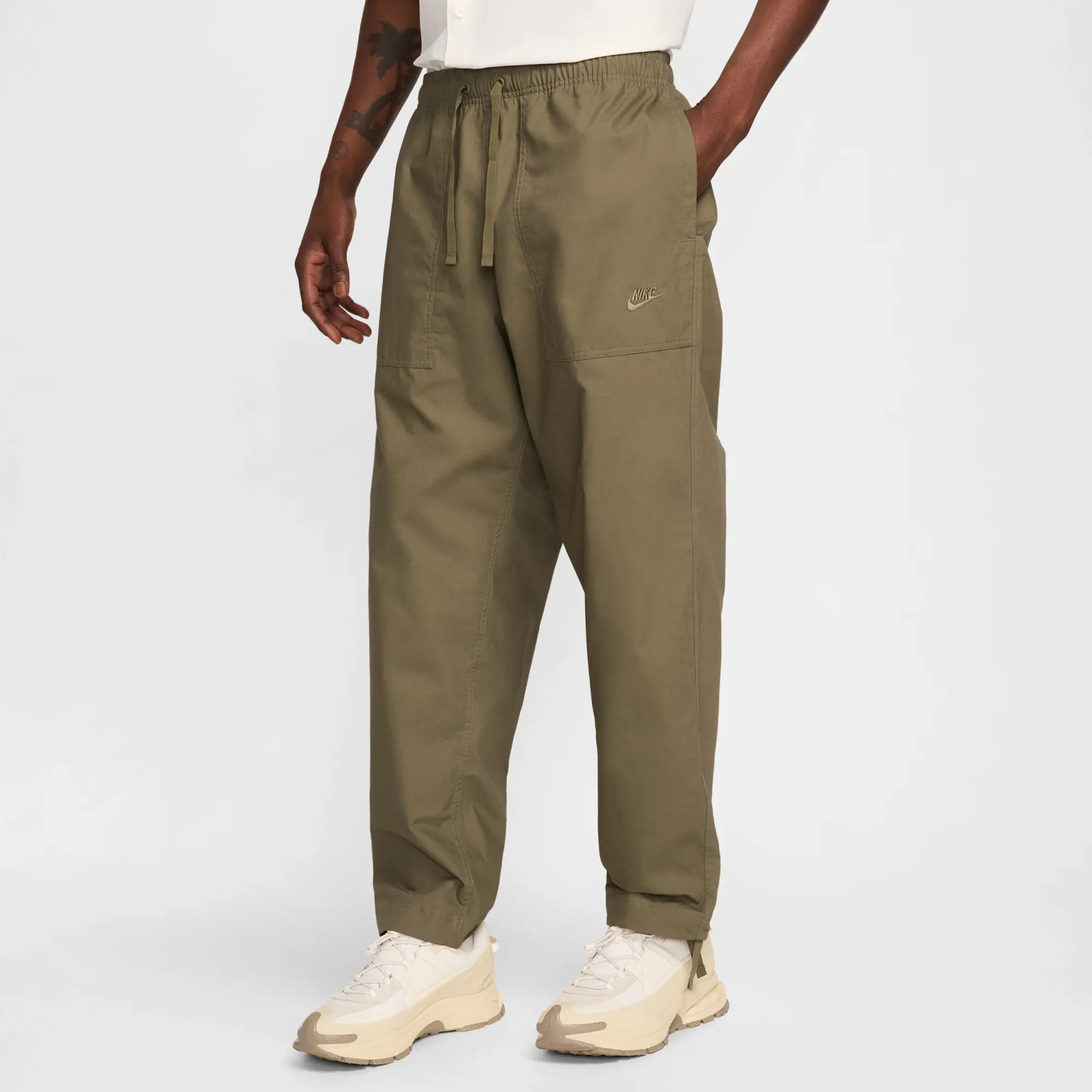 Nike Club Men's Trousers - Green - Cotton