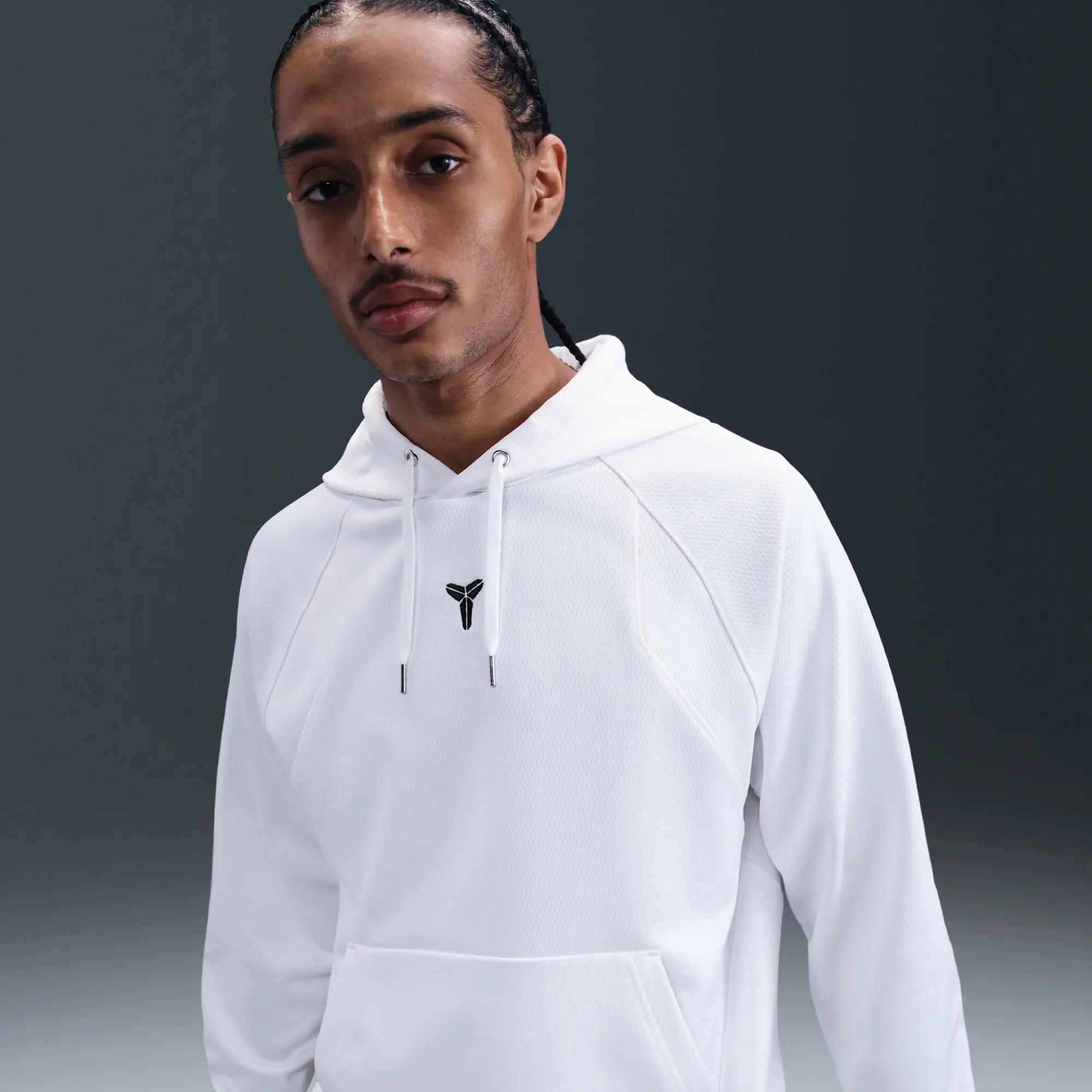 Nike Kobe Therma-FIT Pullover Hoodie - White - Polyester