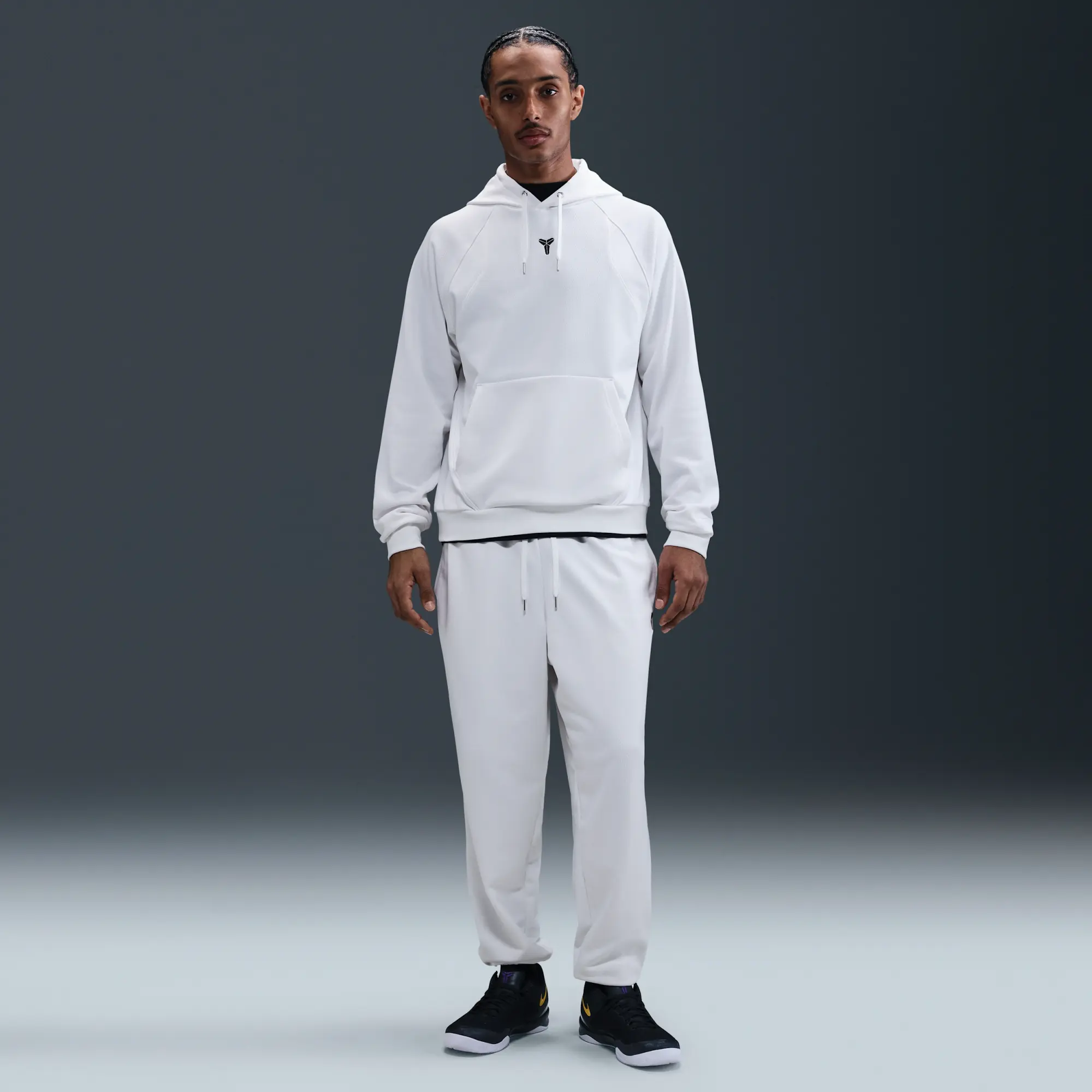 Nike Kobe Therma-FIT Pullover Hoodie - White - Polyester