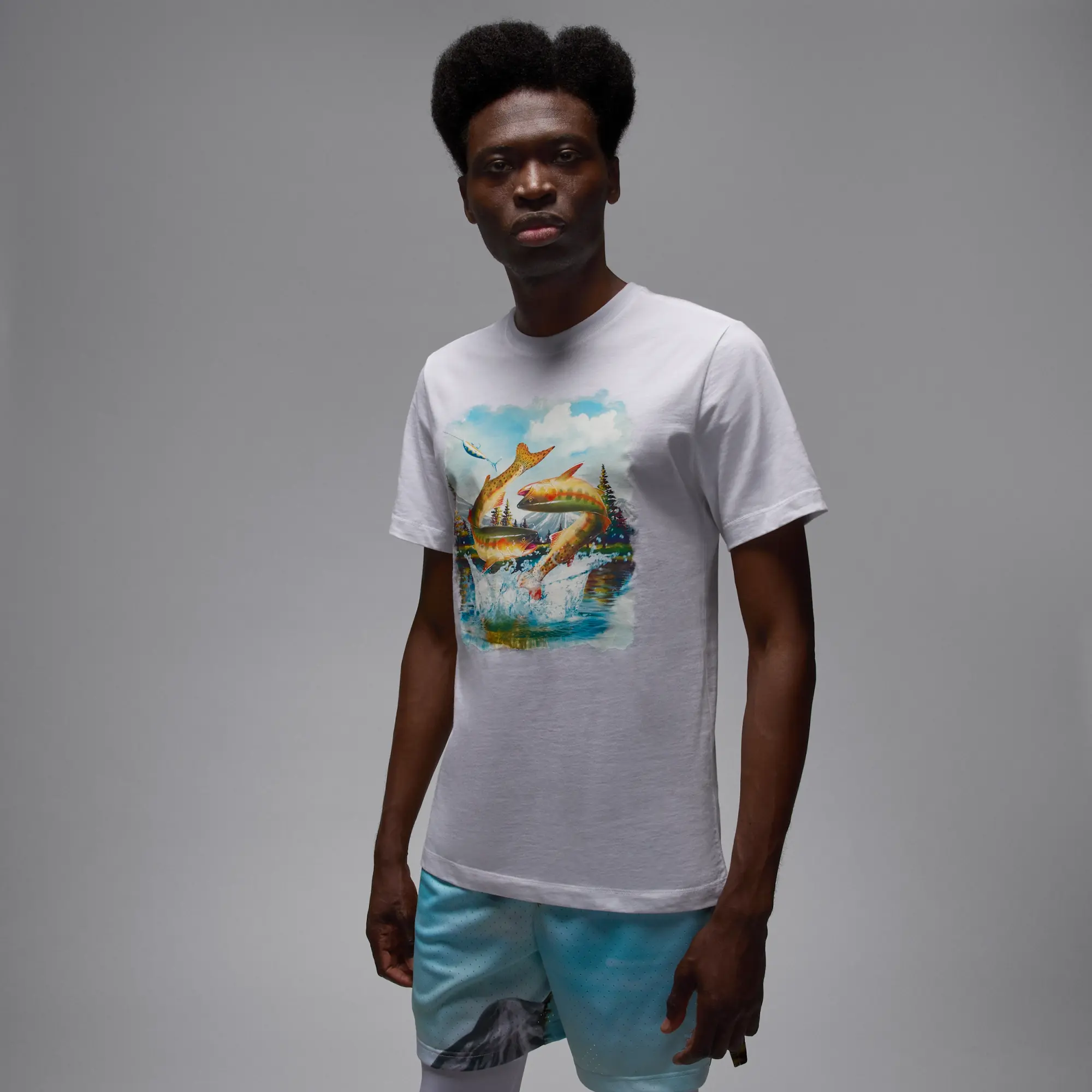 Nike Luka Men's T-Shirt - White - Cotton
