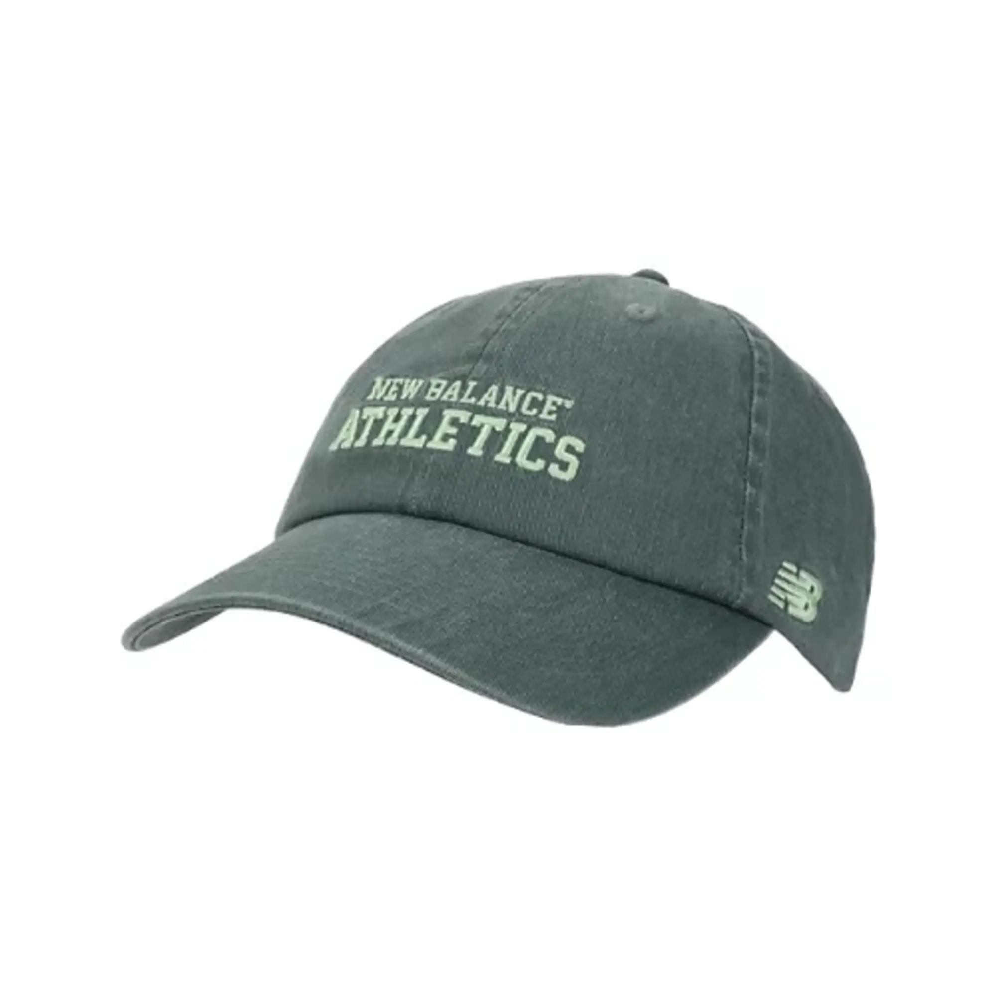New Balance Unisex 6 Panel NB Athletics in Green Cotton