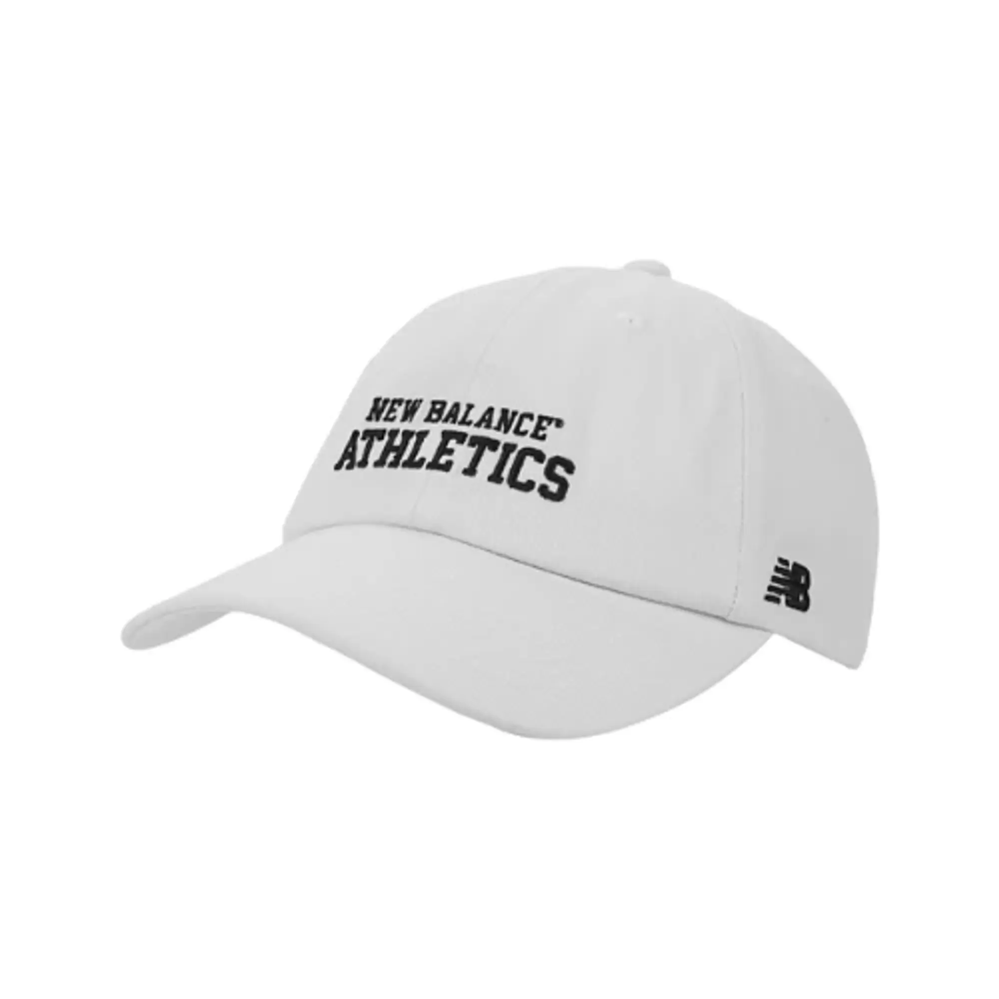 New Balance Unisex 6 Panel NB Athletics in White Cotton