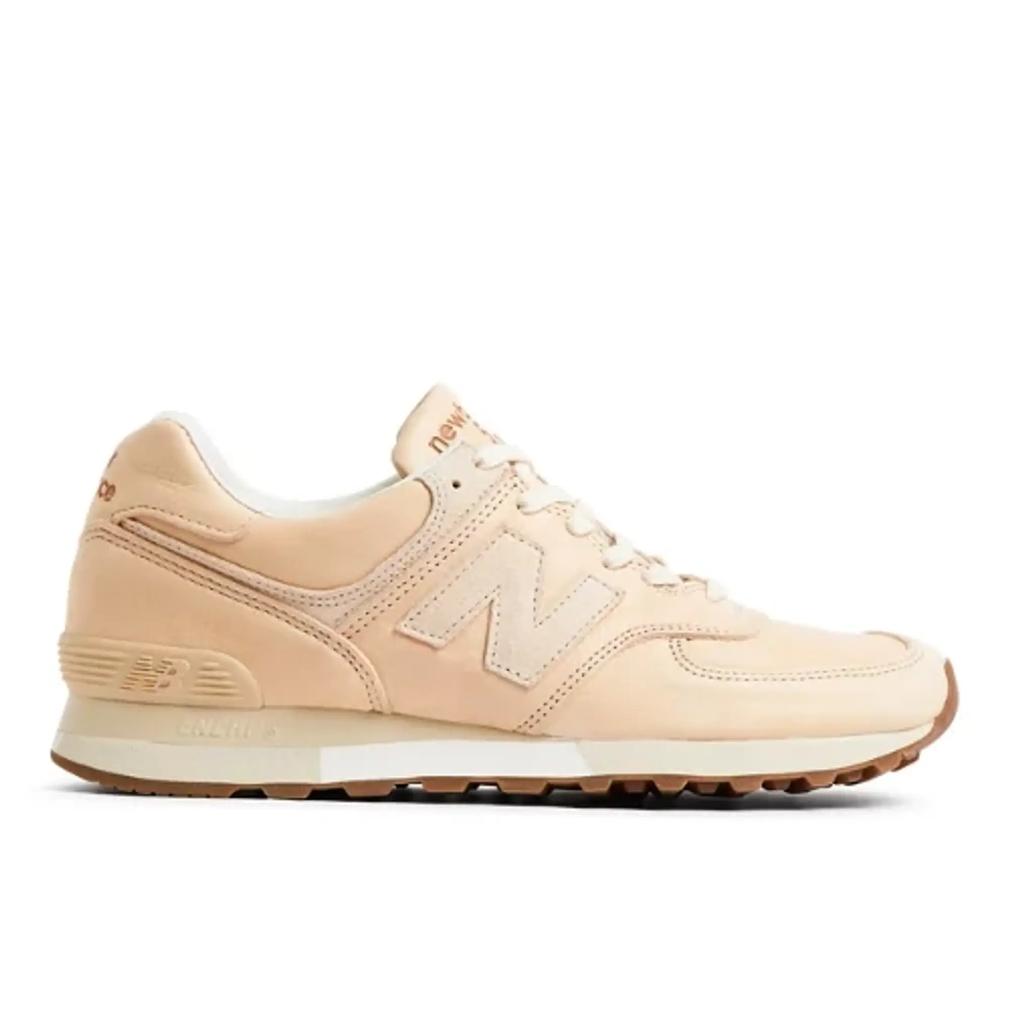 New Balance Unisex MADE in UK 576 Vegetable Tan Leather in Brown/White/Beige