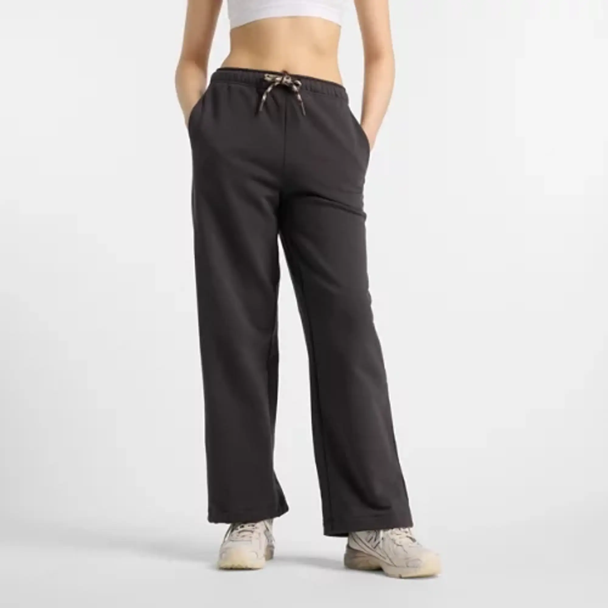 New Balance Women's NBX Lunar New Year Pant in Grey Cotton Fleece