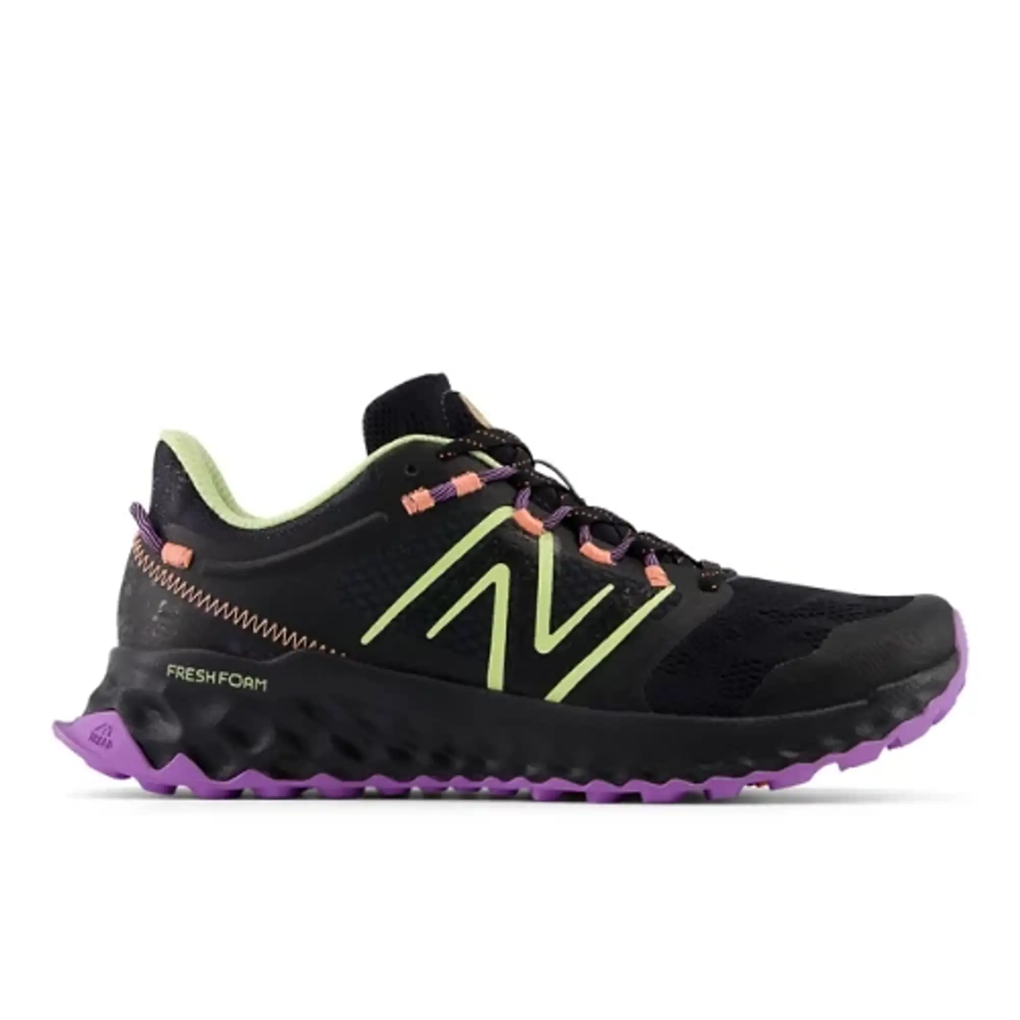 New Balance Women's FRESH FOAM Garoé in Black/Yellow Textile