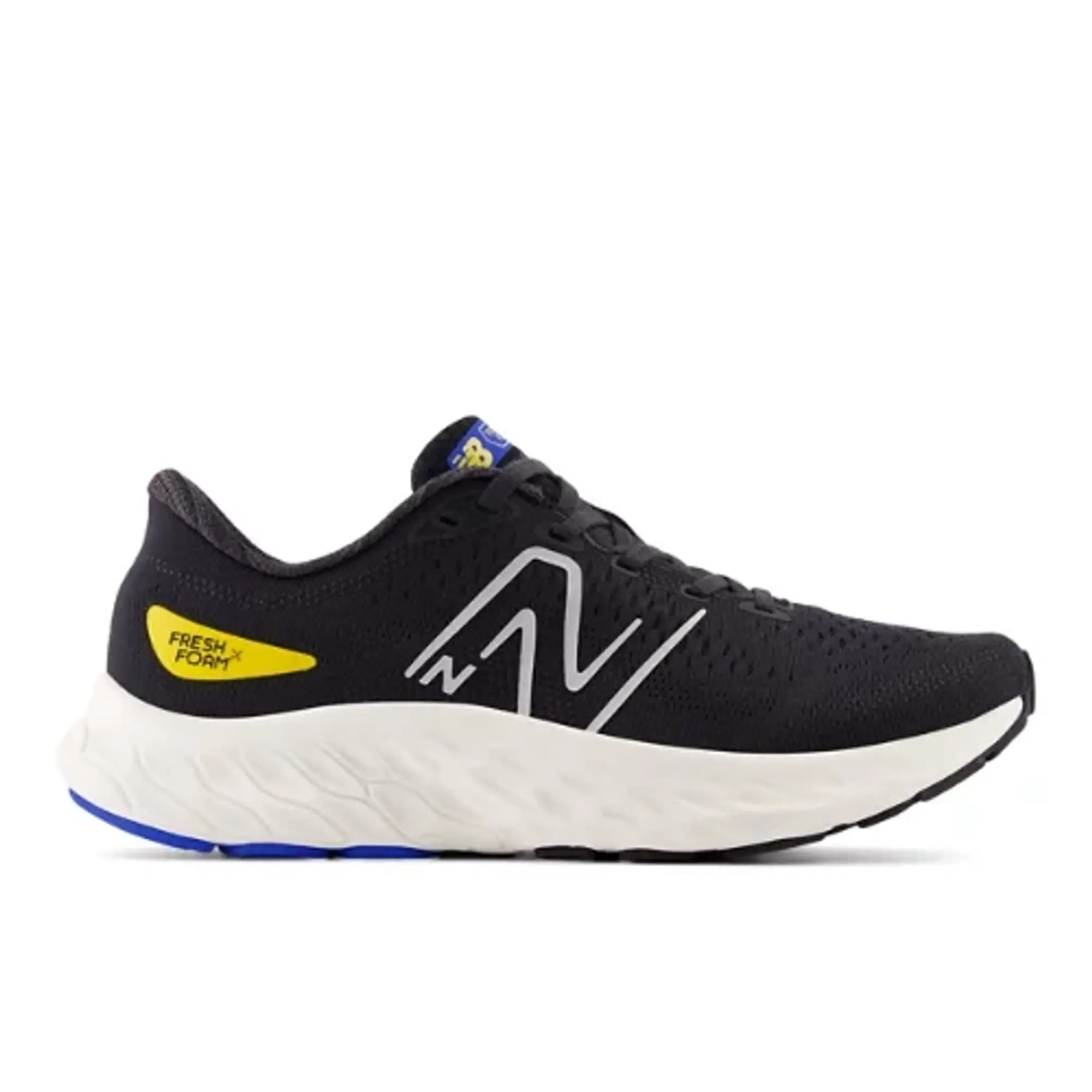 New Balance Men's Fresh Foam Evoz ST in Black/White/Orange Synthetic