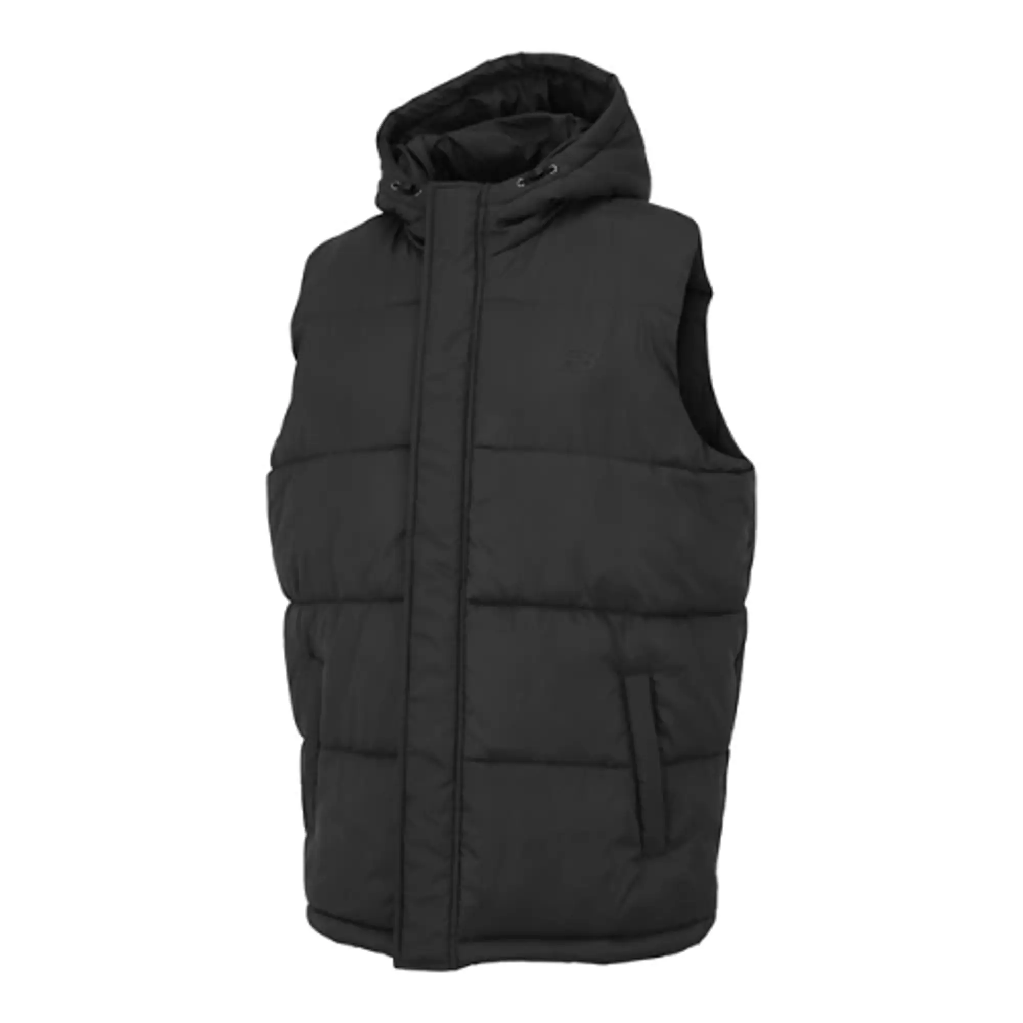 New Balance Men's Puffer Vest in Black Nylon