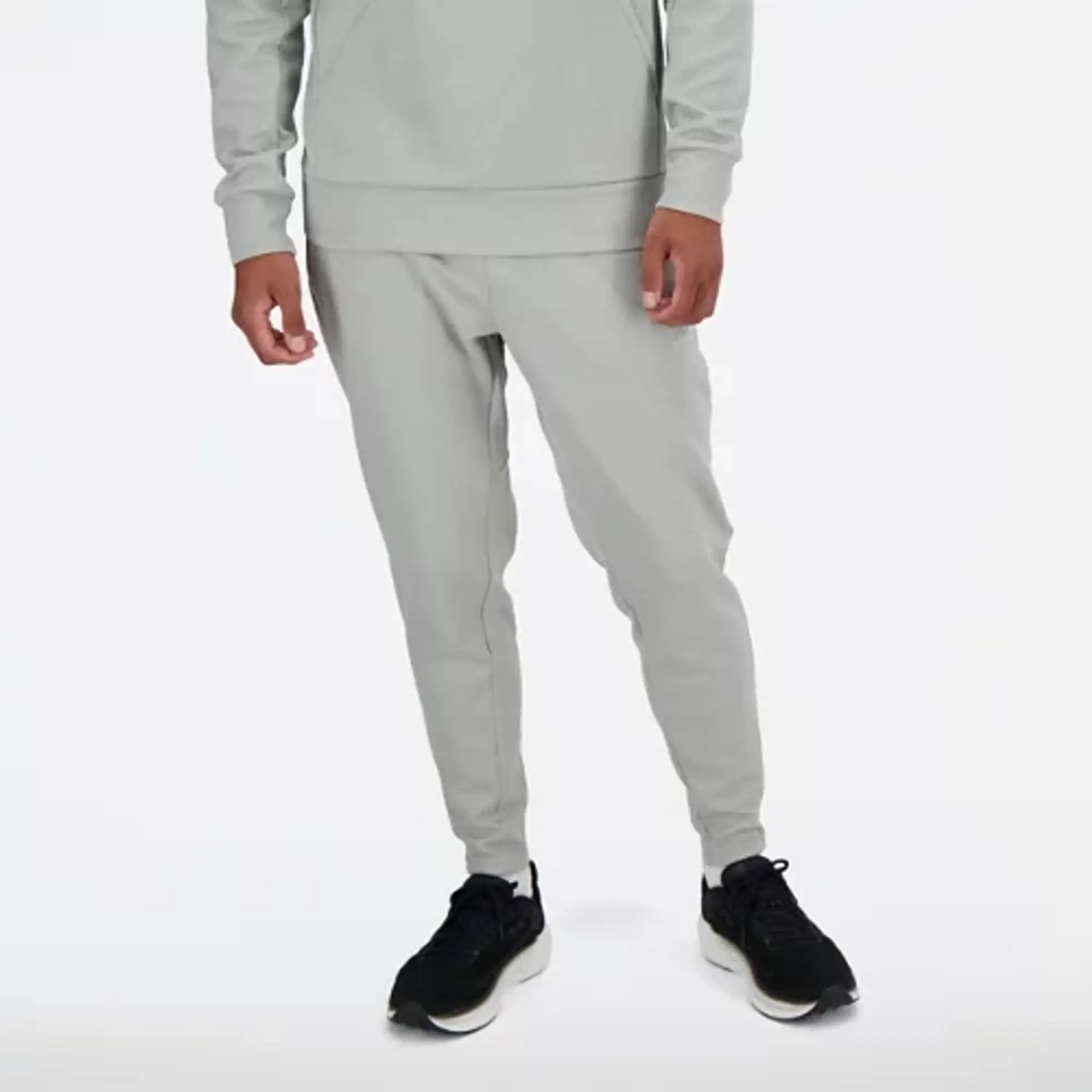 New Balance Men's Tech Knit Pant in Grey Poly Knit