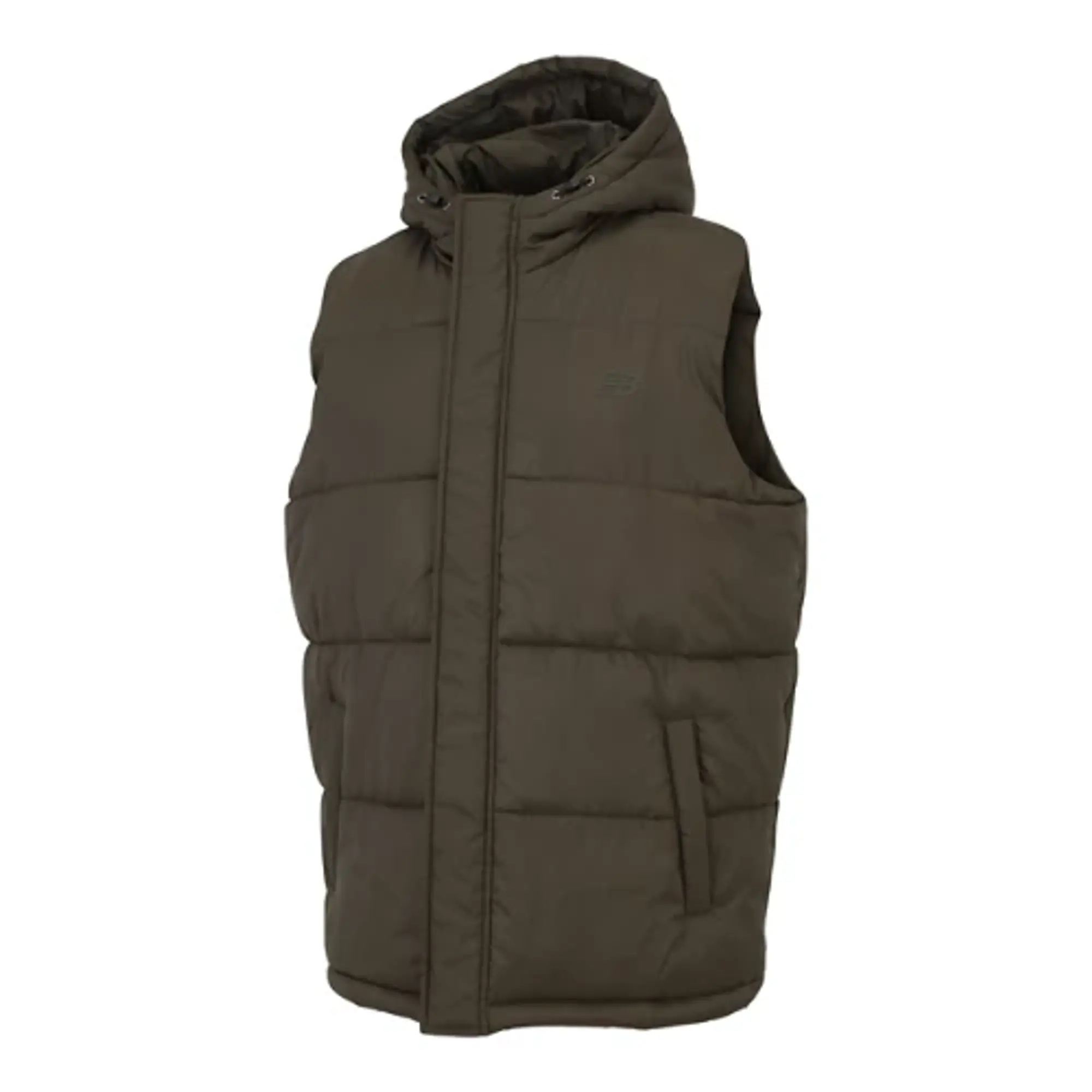 New Balance Men's Puffer Vest in Green Nylon