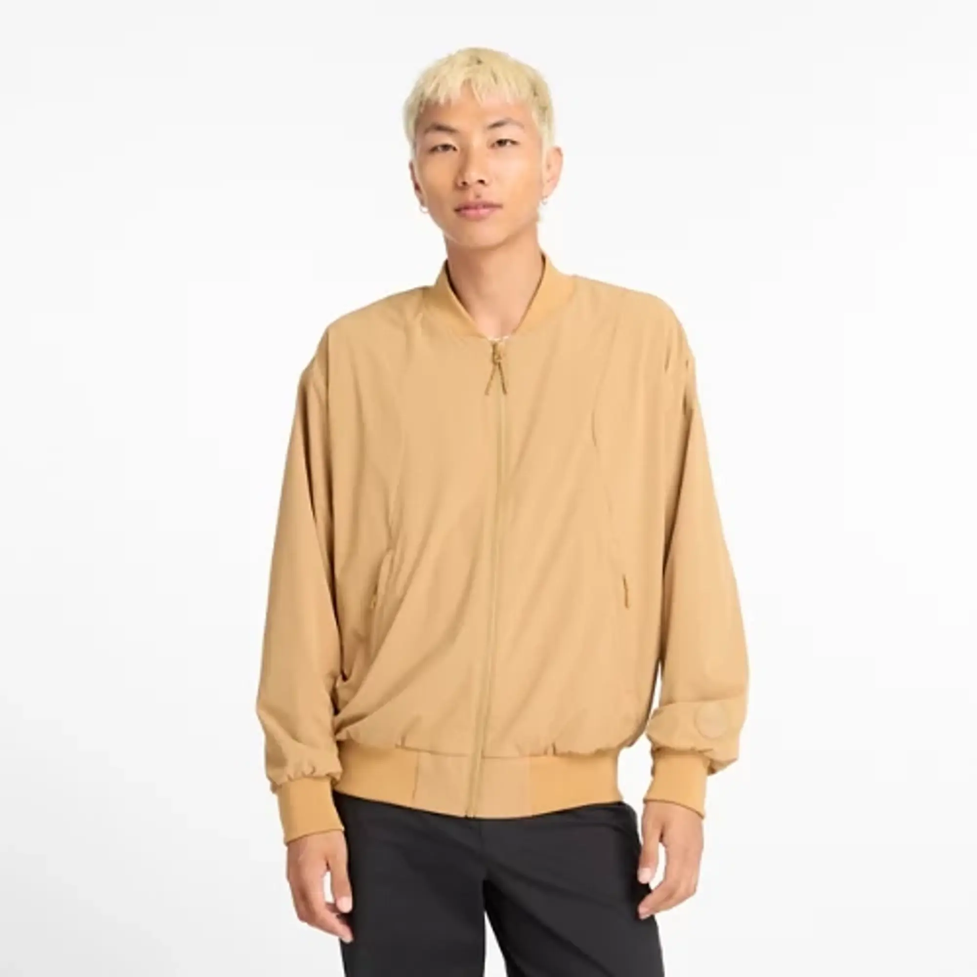 New Balance Men's Shifted Jacket in Brown Nylon Woven