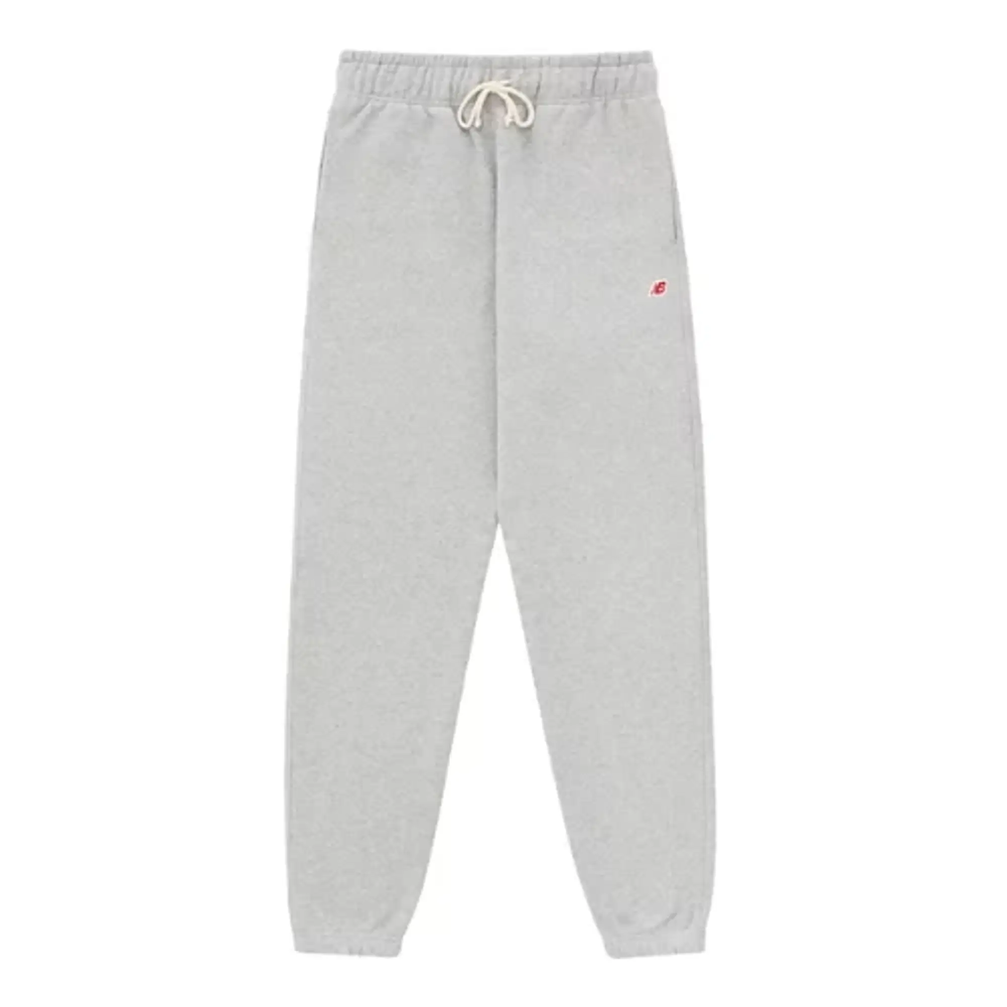 New Balance Men's Made in USA Core Sweatpant in Grey Cotton Fleece