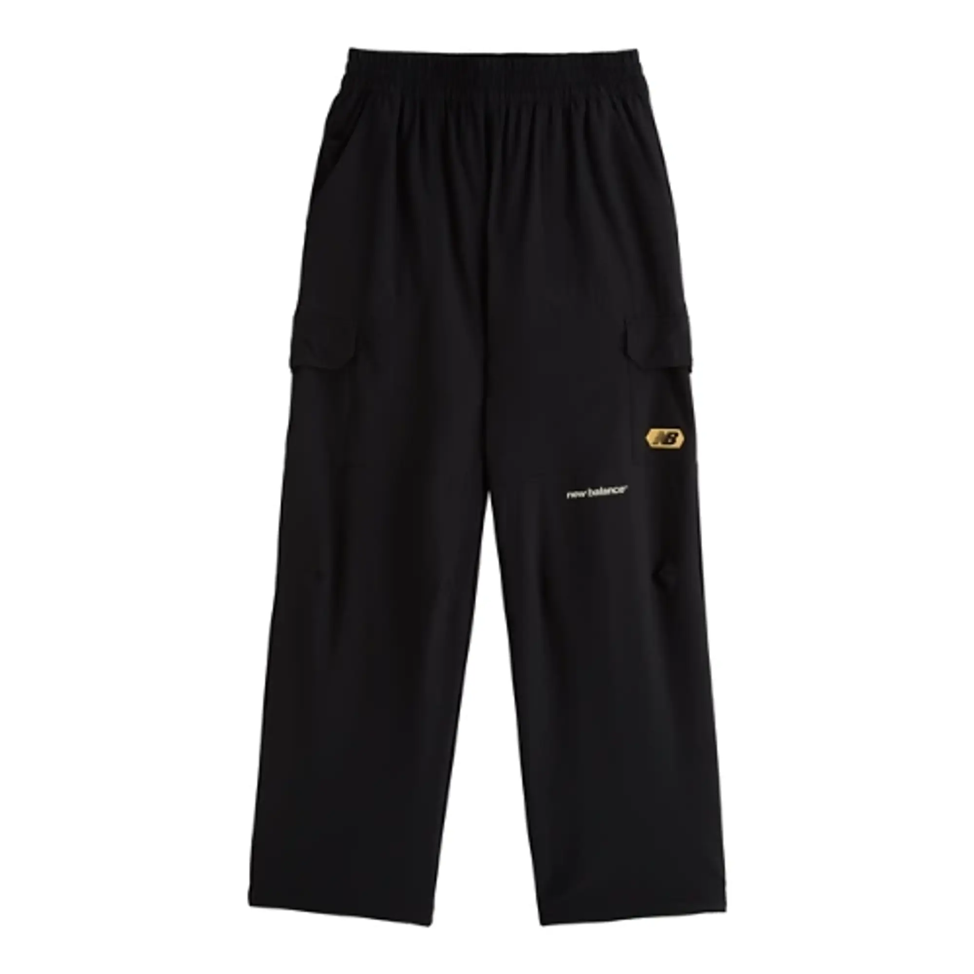 New Balance Men's Street Classics Straight Leg Pant in Black Cotton