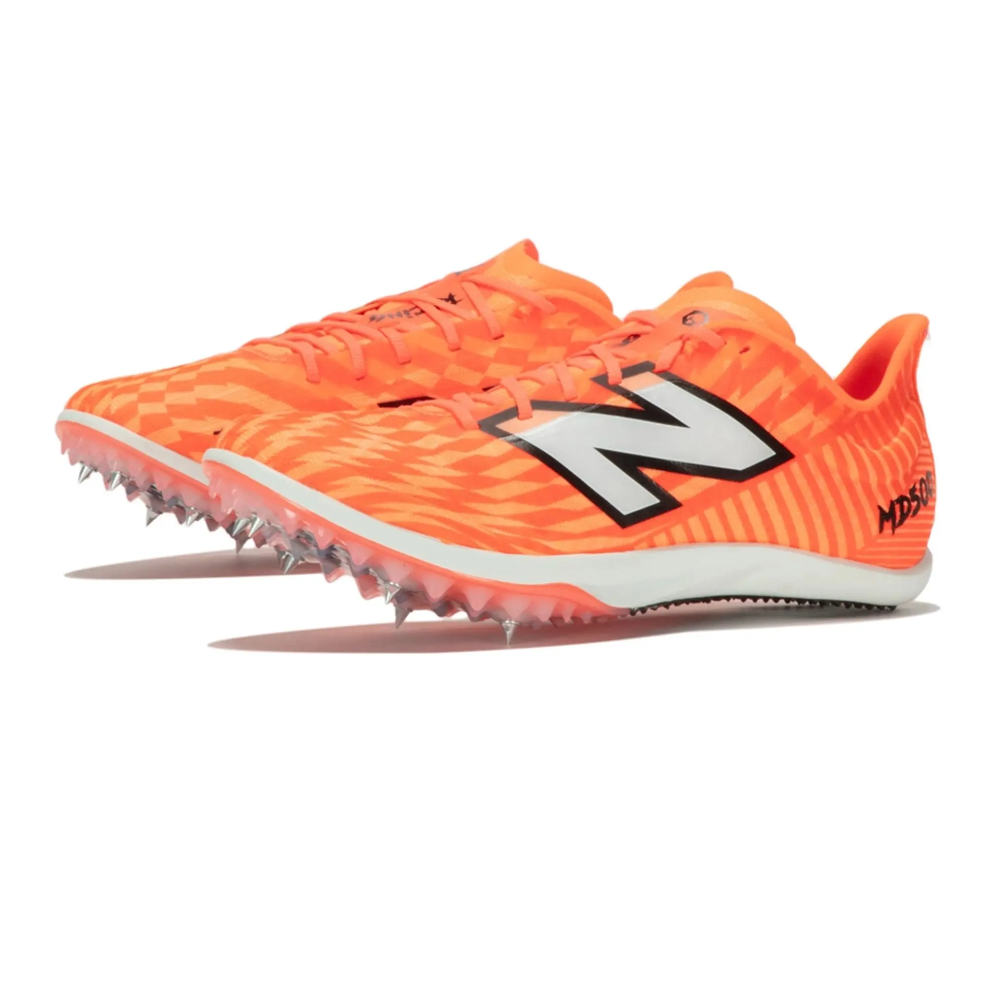 New Balance Men's FuelCell MD500 V9 in Orange/White Synthetic