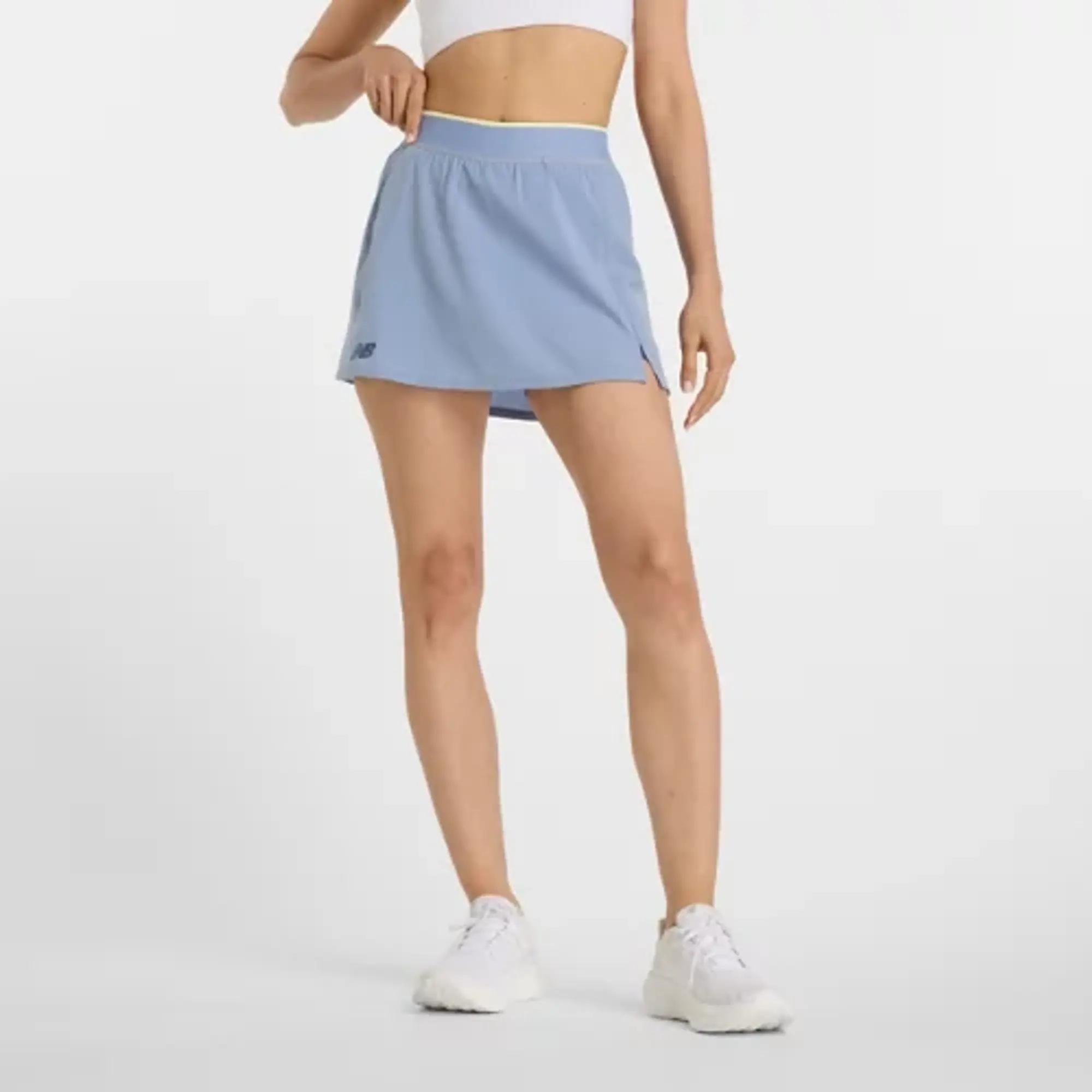 New Balance Women's Tournament Skort in Blue Polywoven