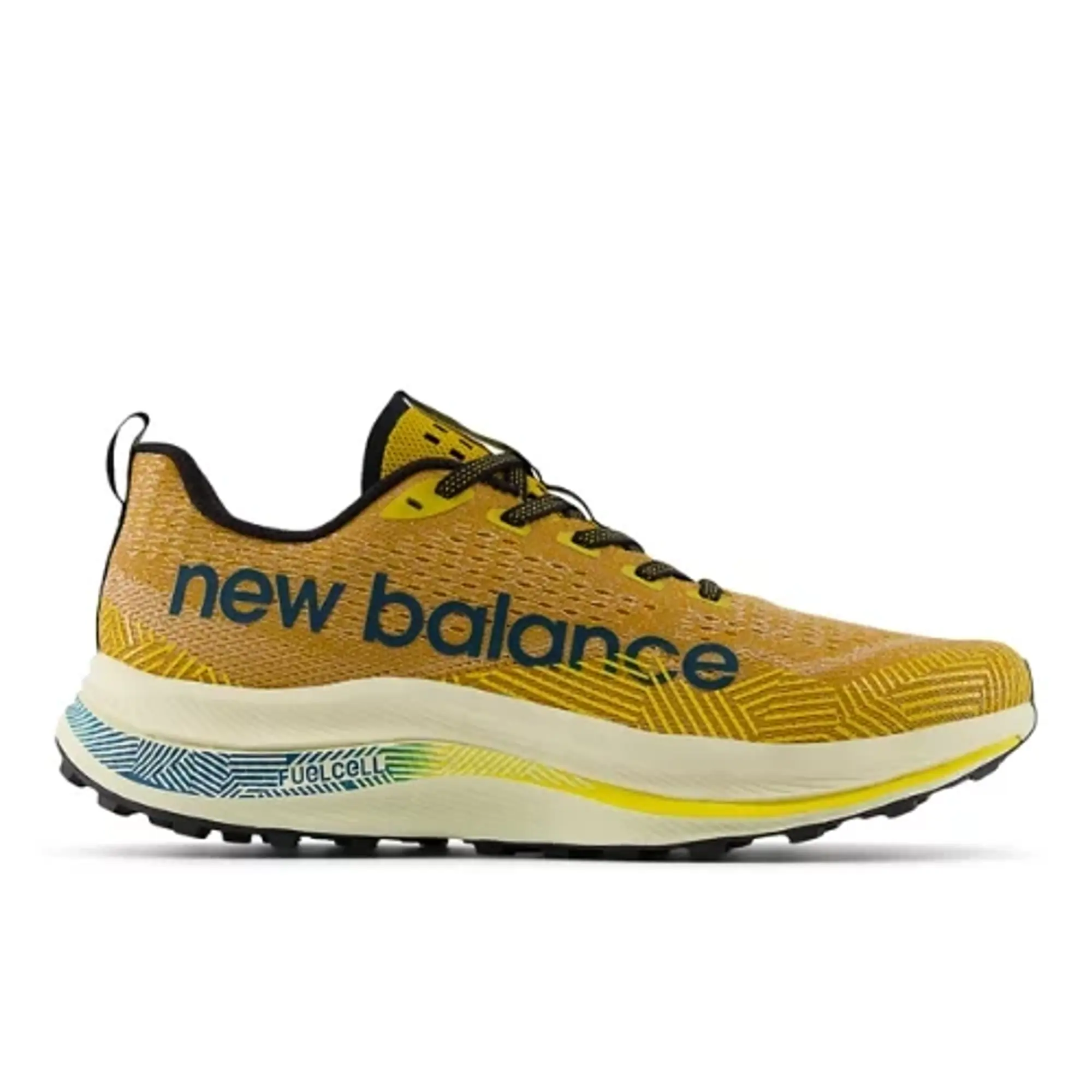 New Balance Men's FuelCell SuperComp Trail in Green/Blue Synthetic