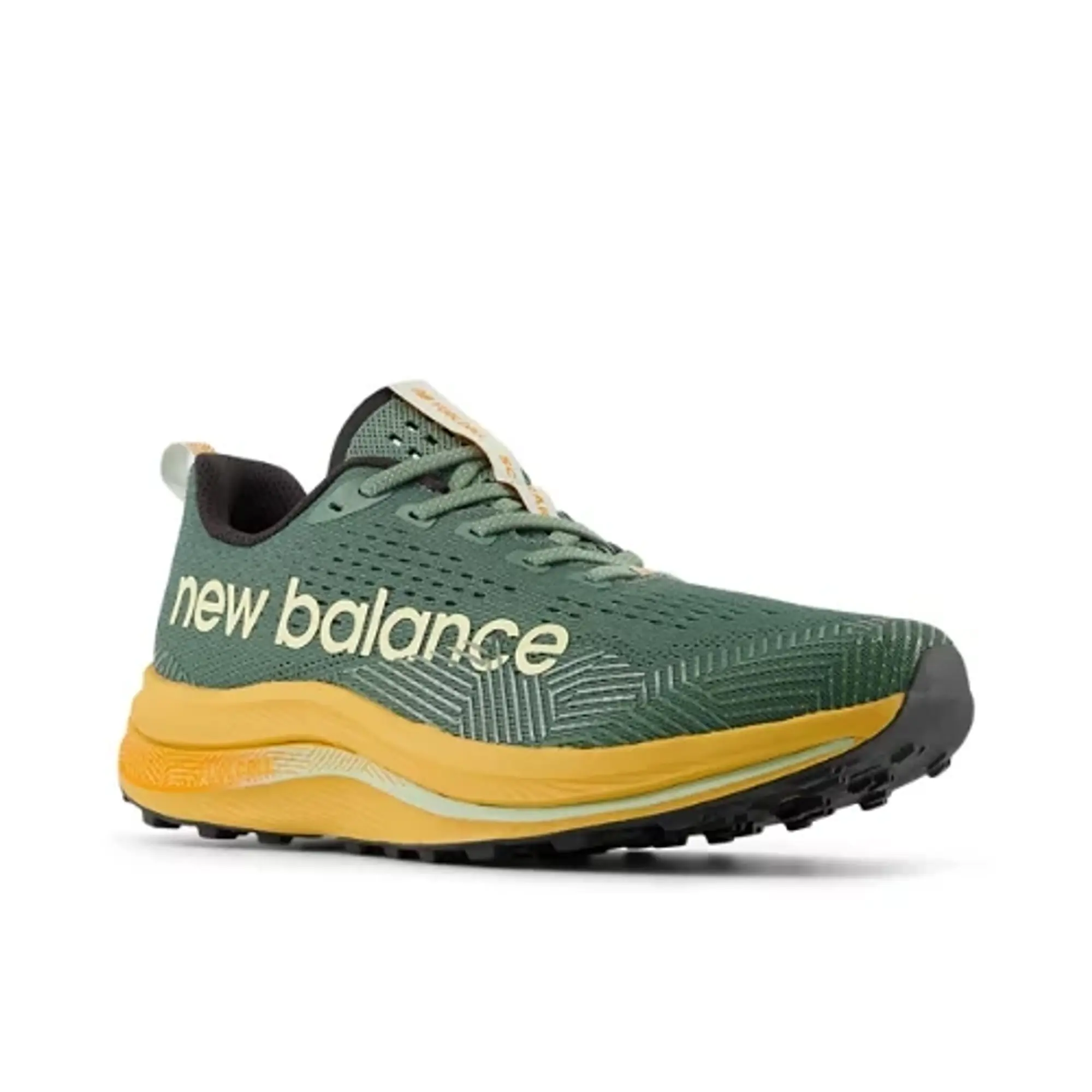 New Balance Men's FuelCell SuperComp Trail in Green/Blue Synthetic