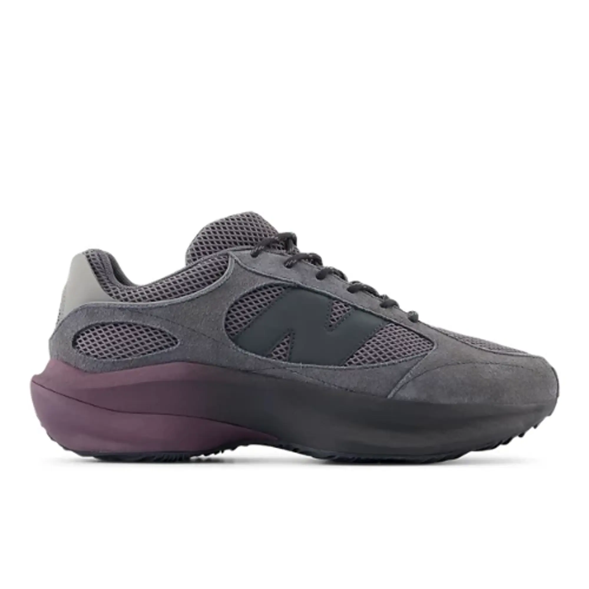 New Balance Unisex WRPD Runner in Black/Grey/Purple Suede/Mesh